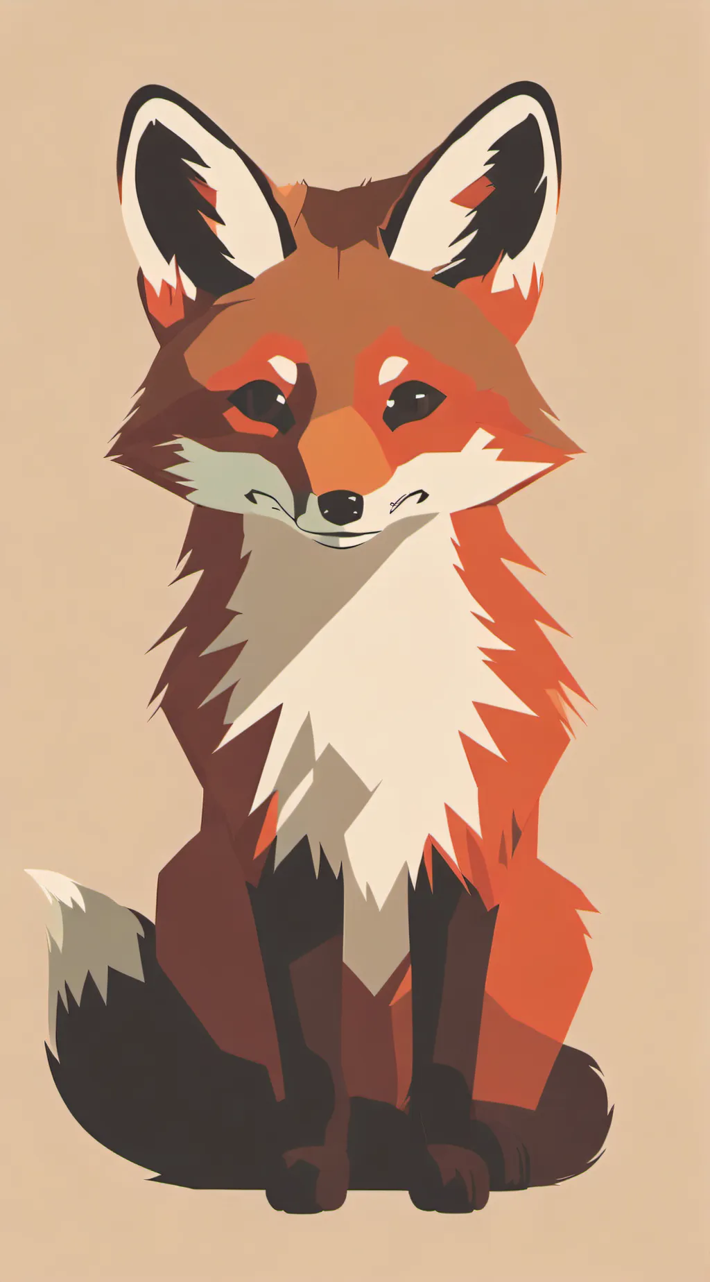 ai character: peluche foxy background