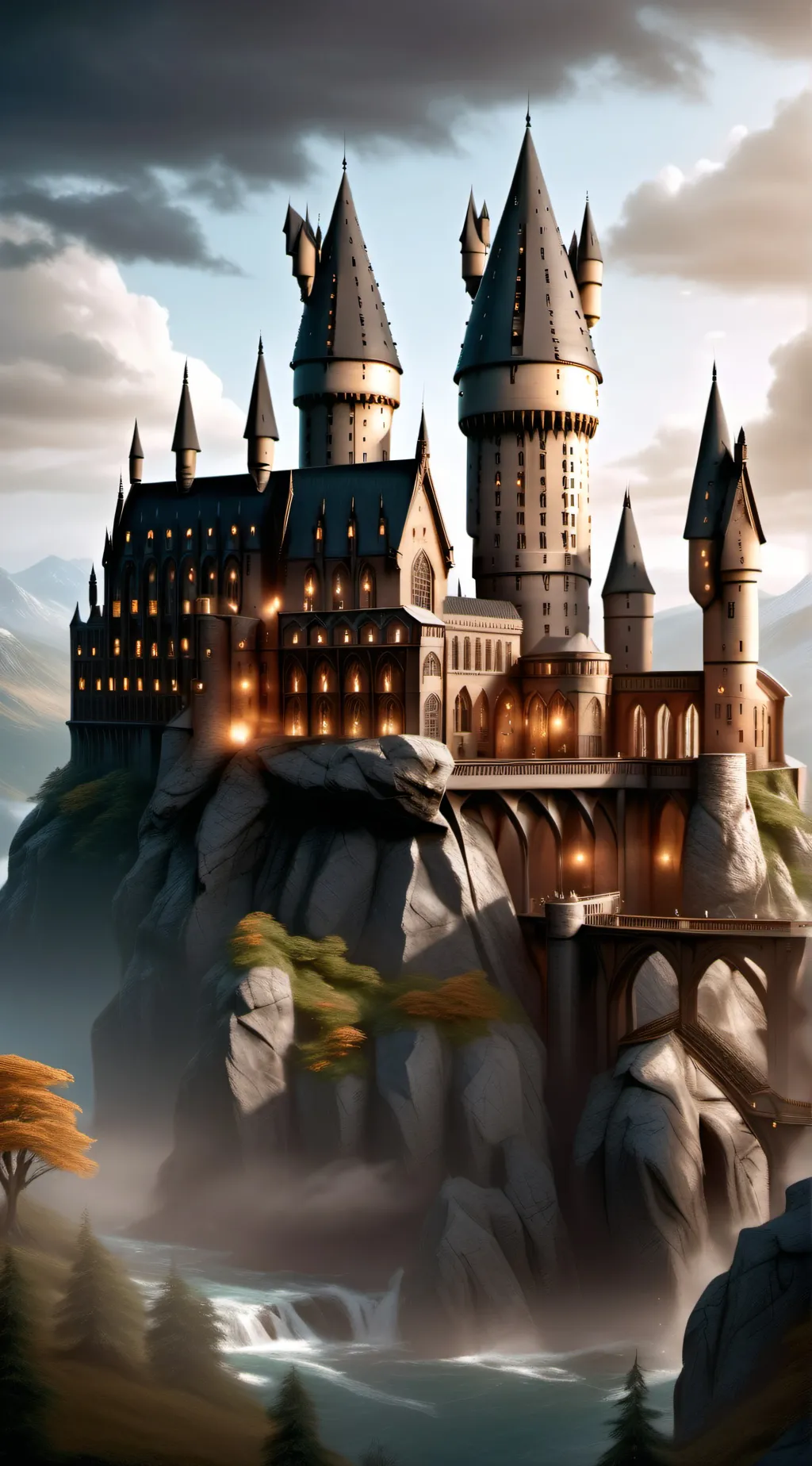 ai character: Hogwarts background