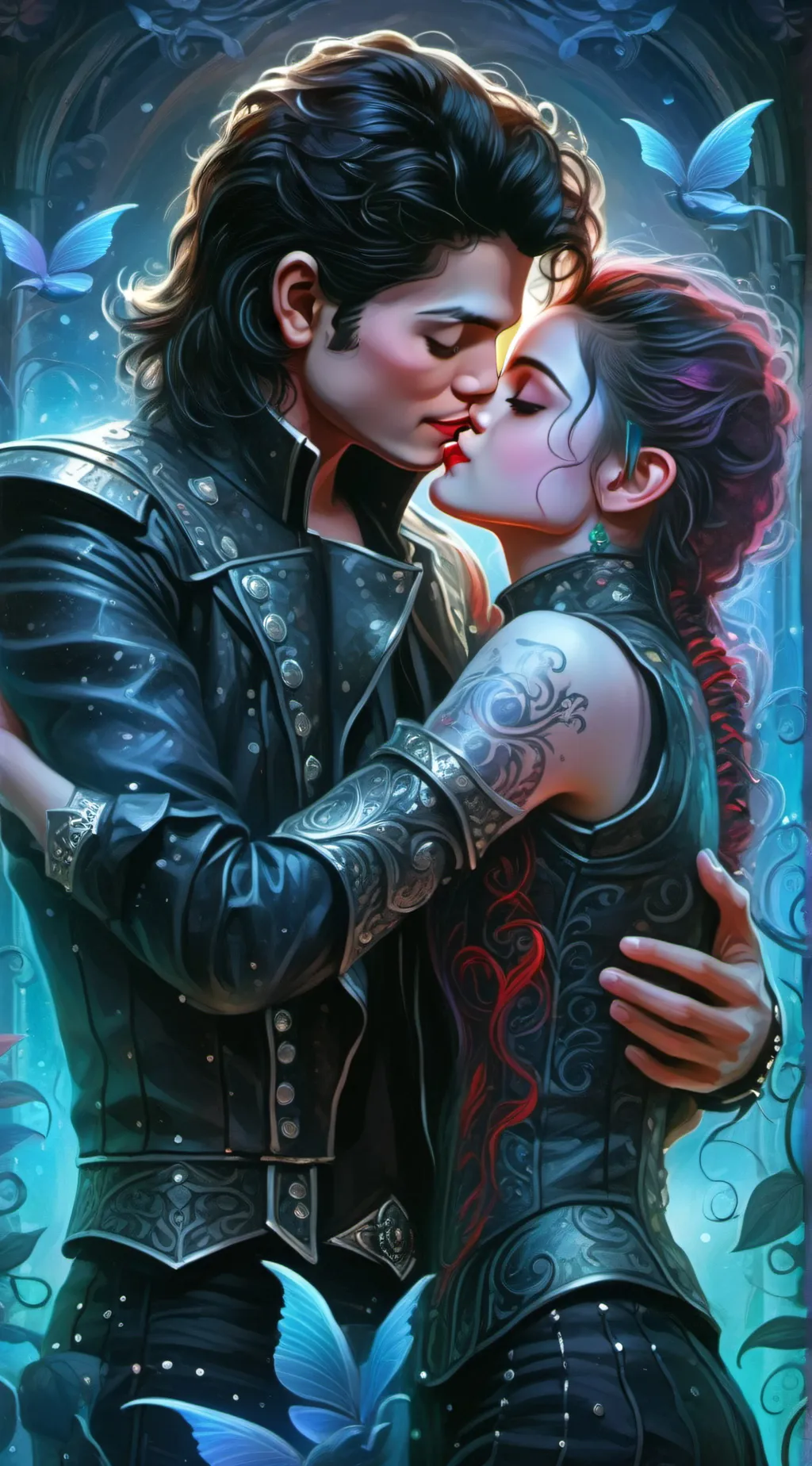 ai character: Michael j bully background