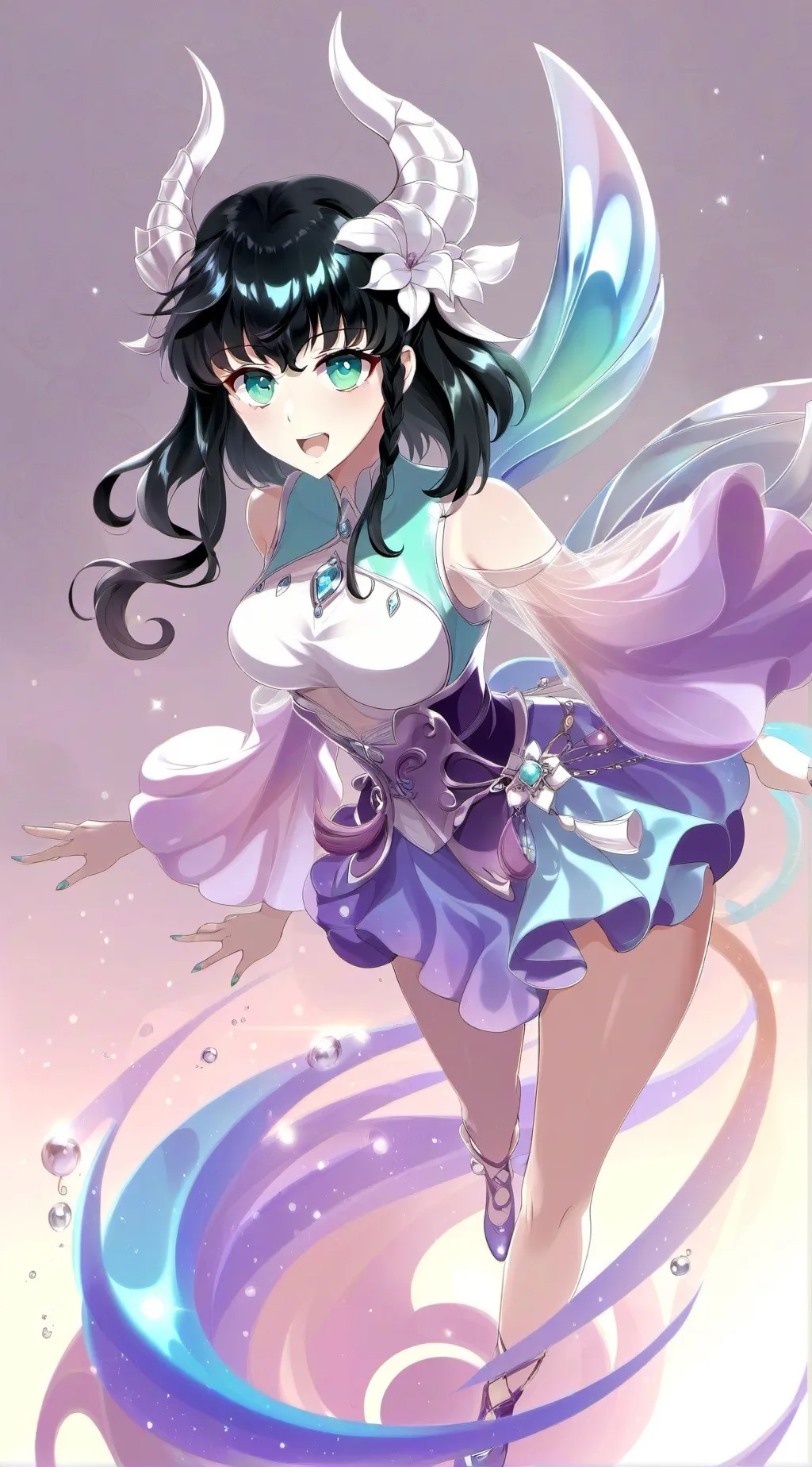 ai character: (Female muichiro) background