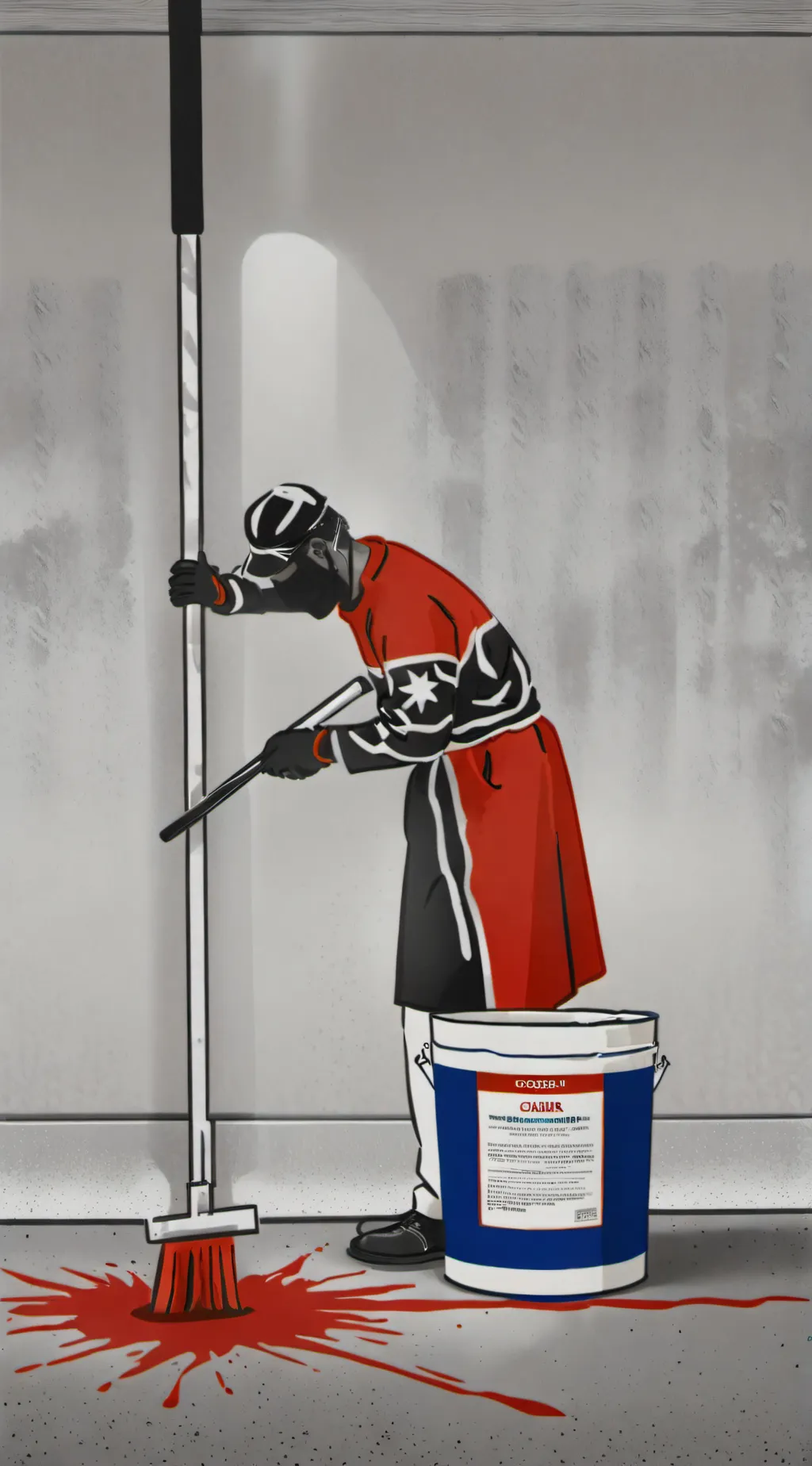 ai character: janitor  background