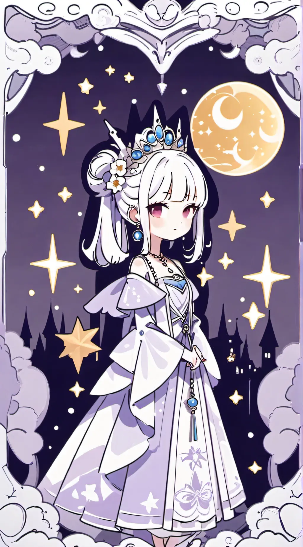 ai character: Andromenda background