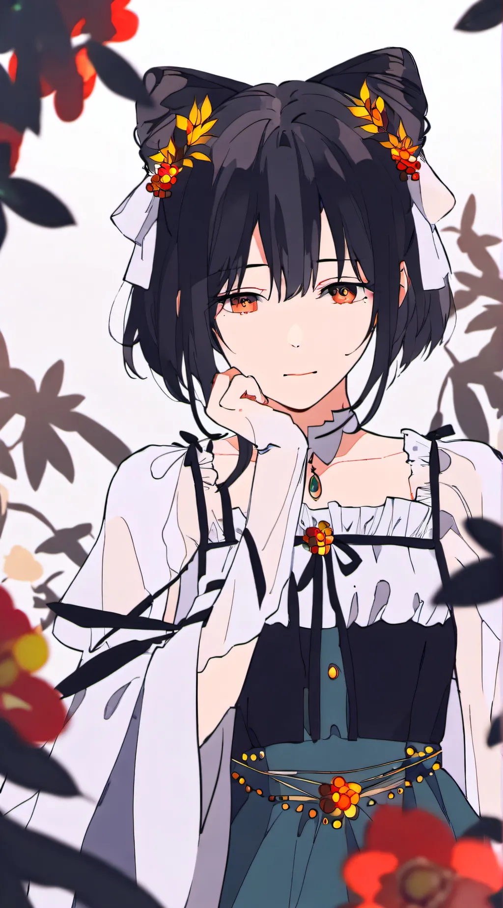 ai character: Ashley  background