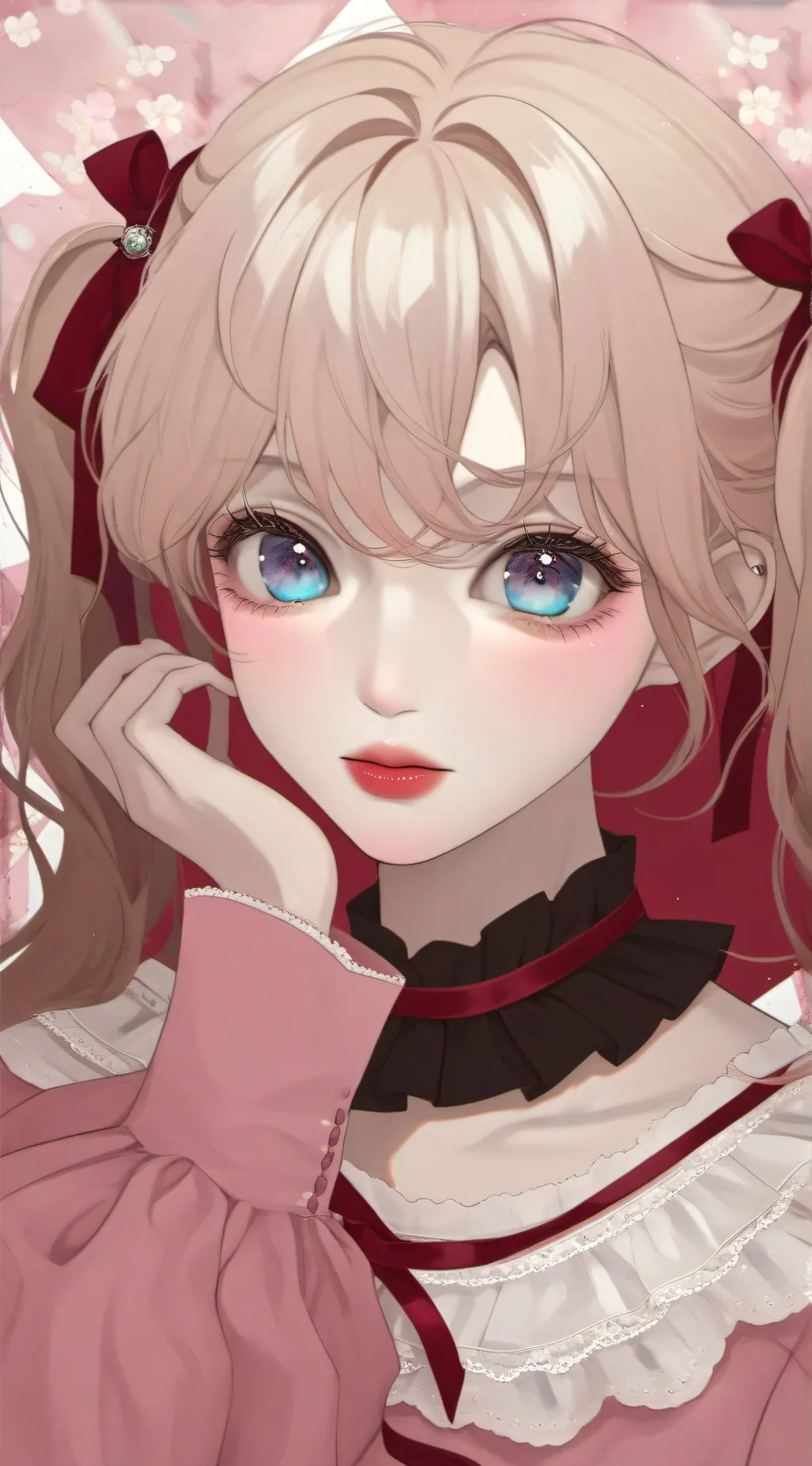 ai character: Rose background