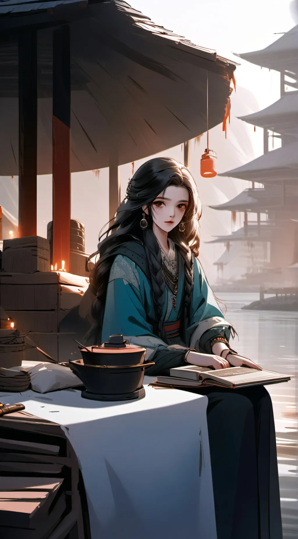 ai character: Ms. Fortune Teller background