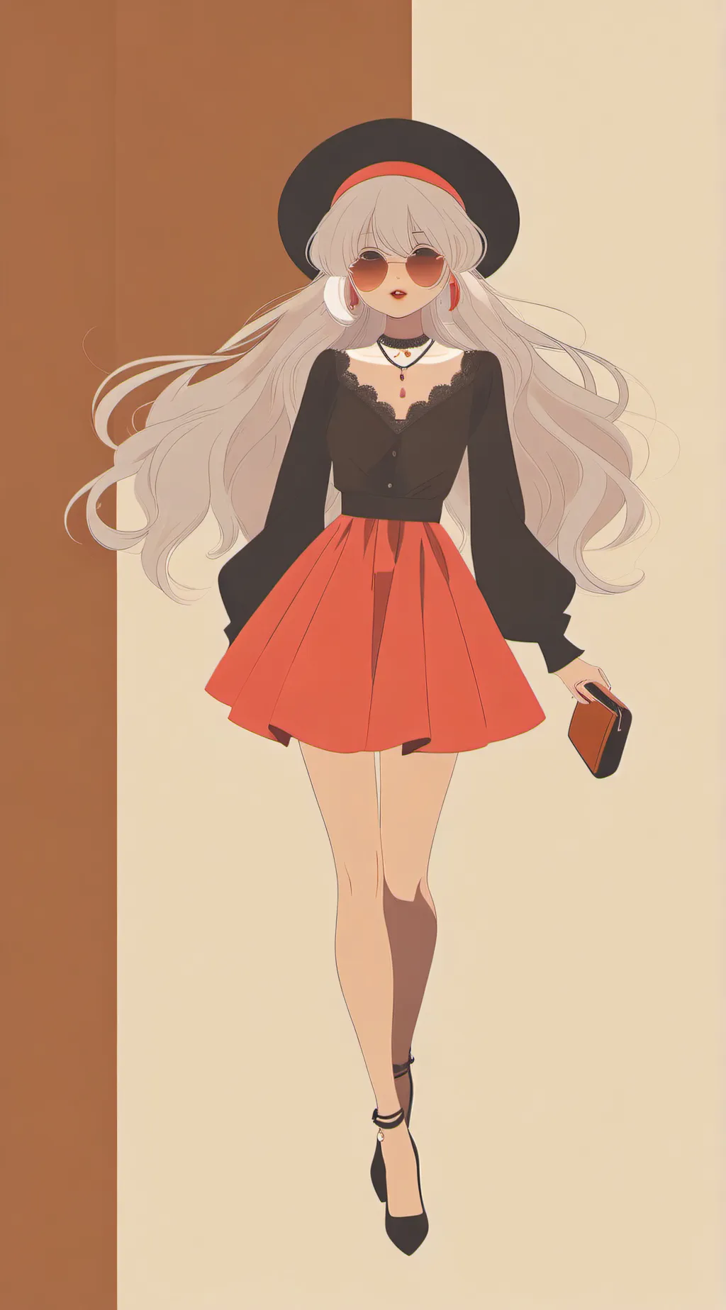 ai character: Mailey mean girl background