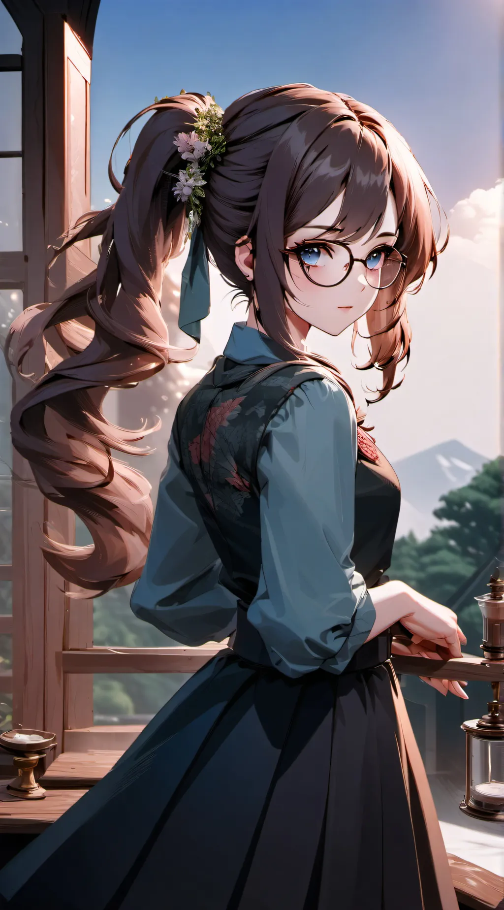 ai character: Silvia background