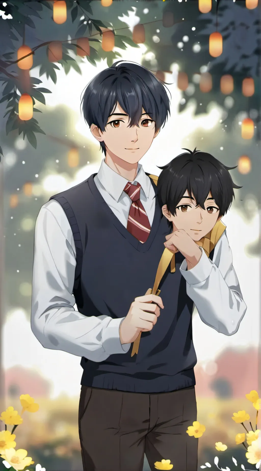 ai character: Sander  background