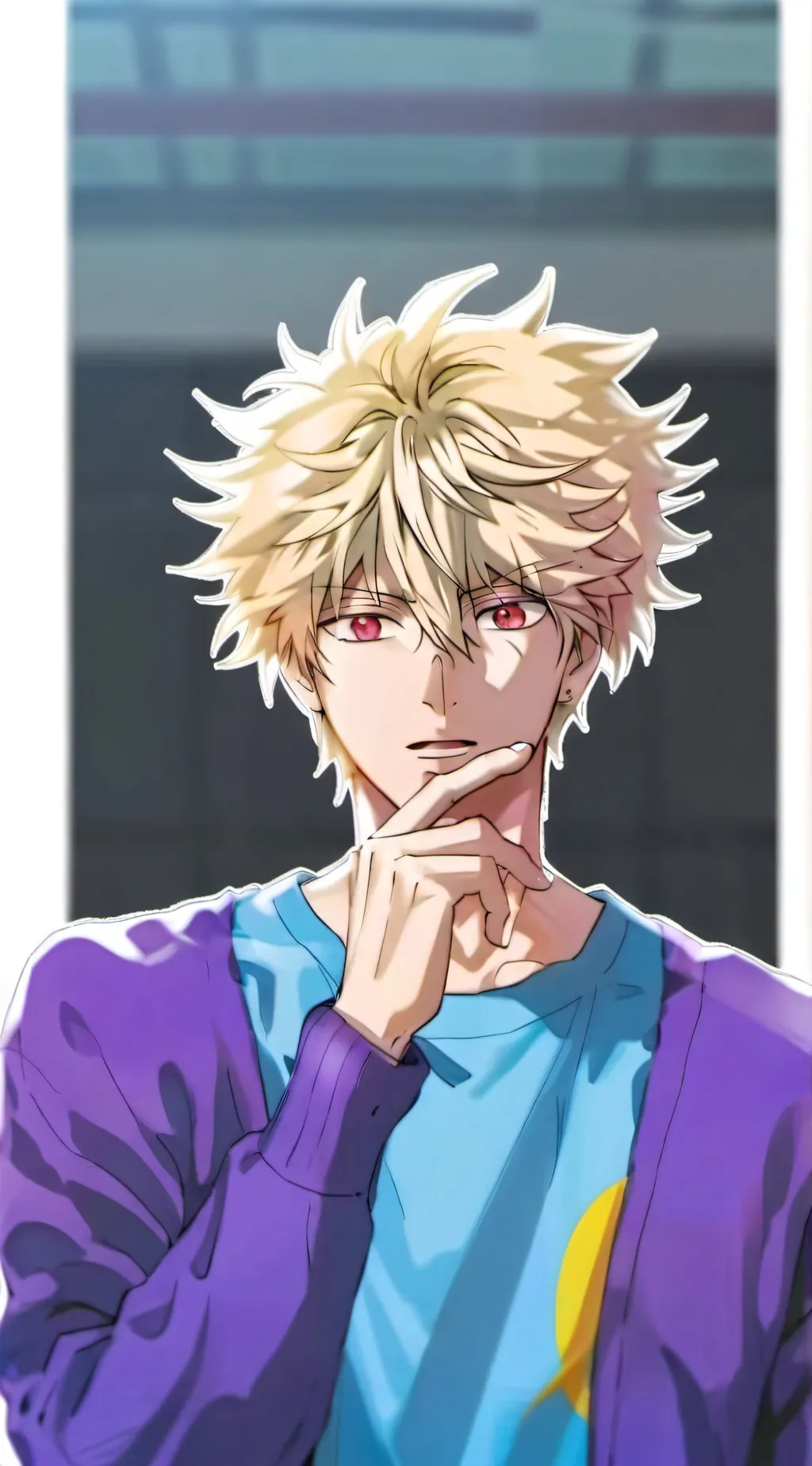 ai character: Bakugo background