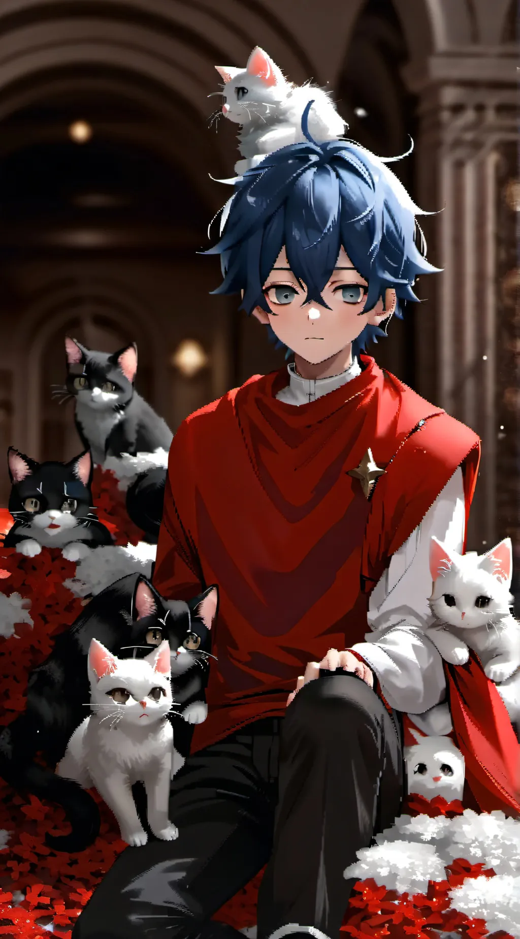 ai character: los 7 enamorados  background