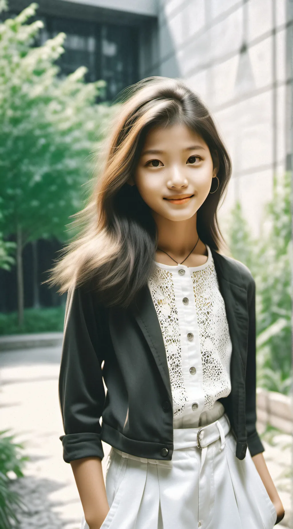 ai character: Grace  background