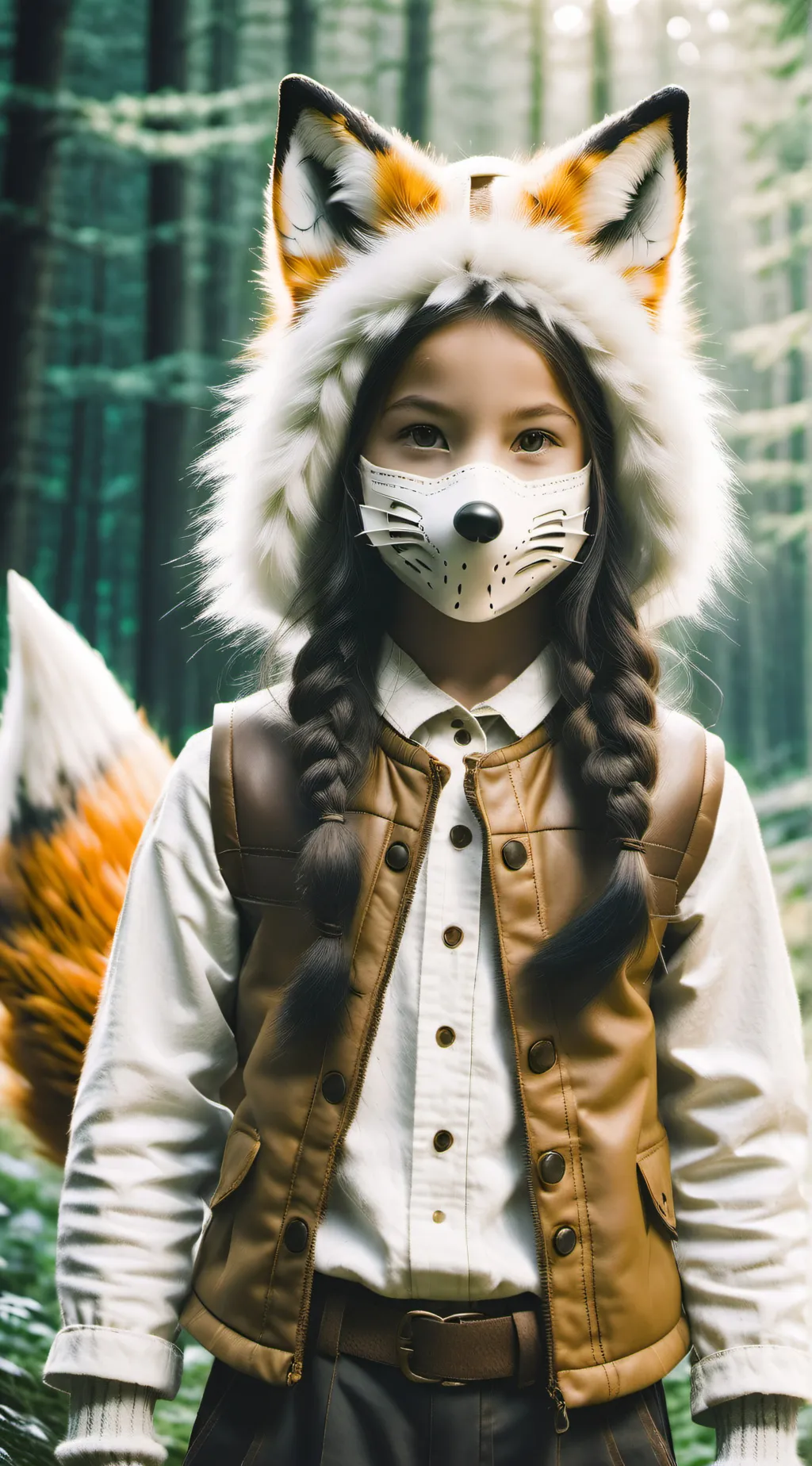 ai character: fox therian Elvis  background