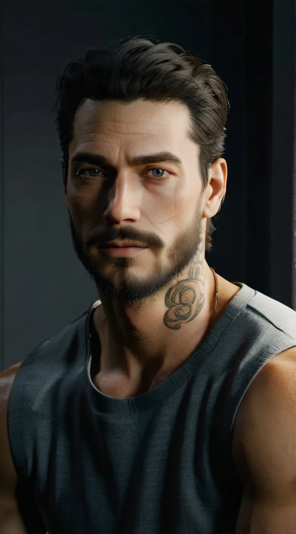 ai character: Tony background