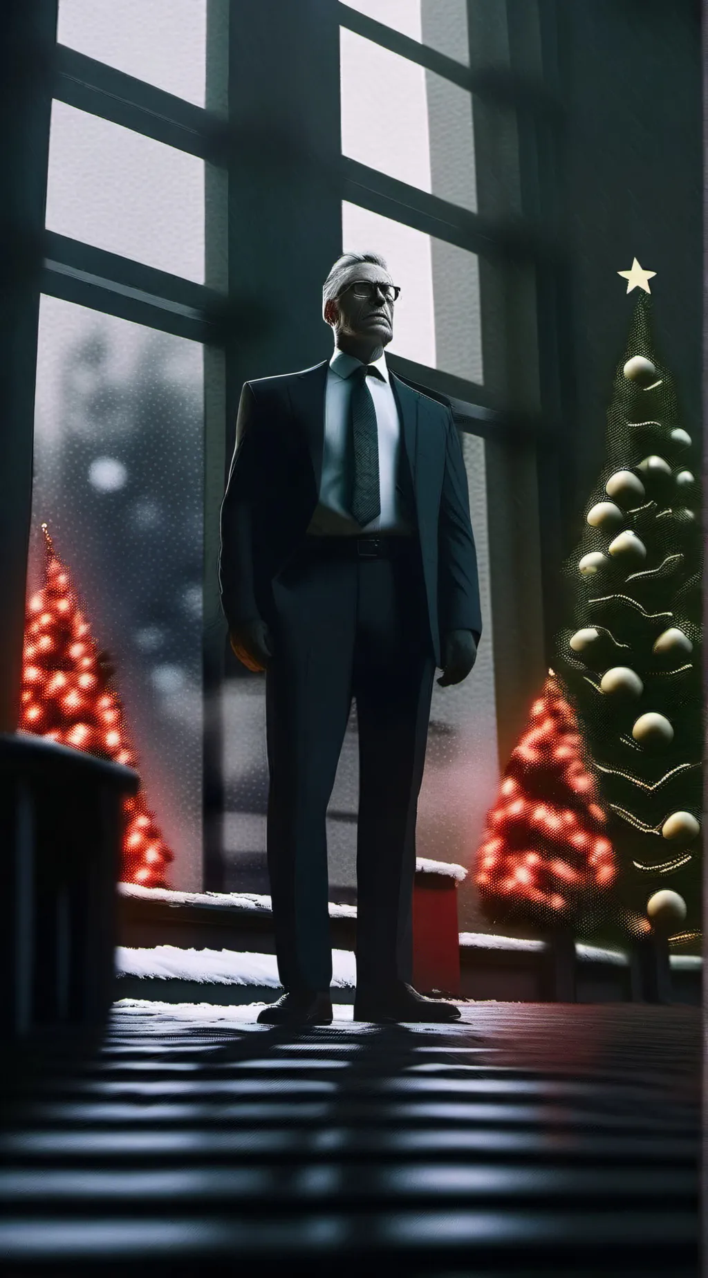 ai character: Ebenezer S. Kruge background