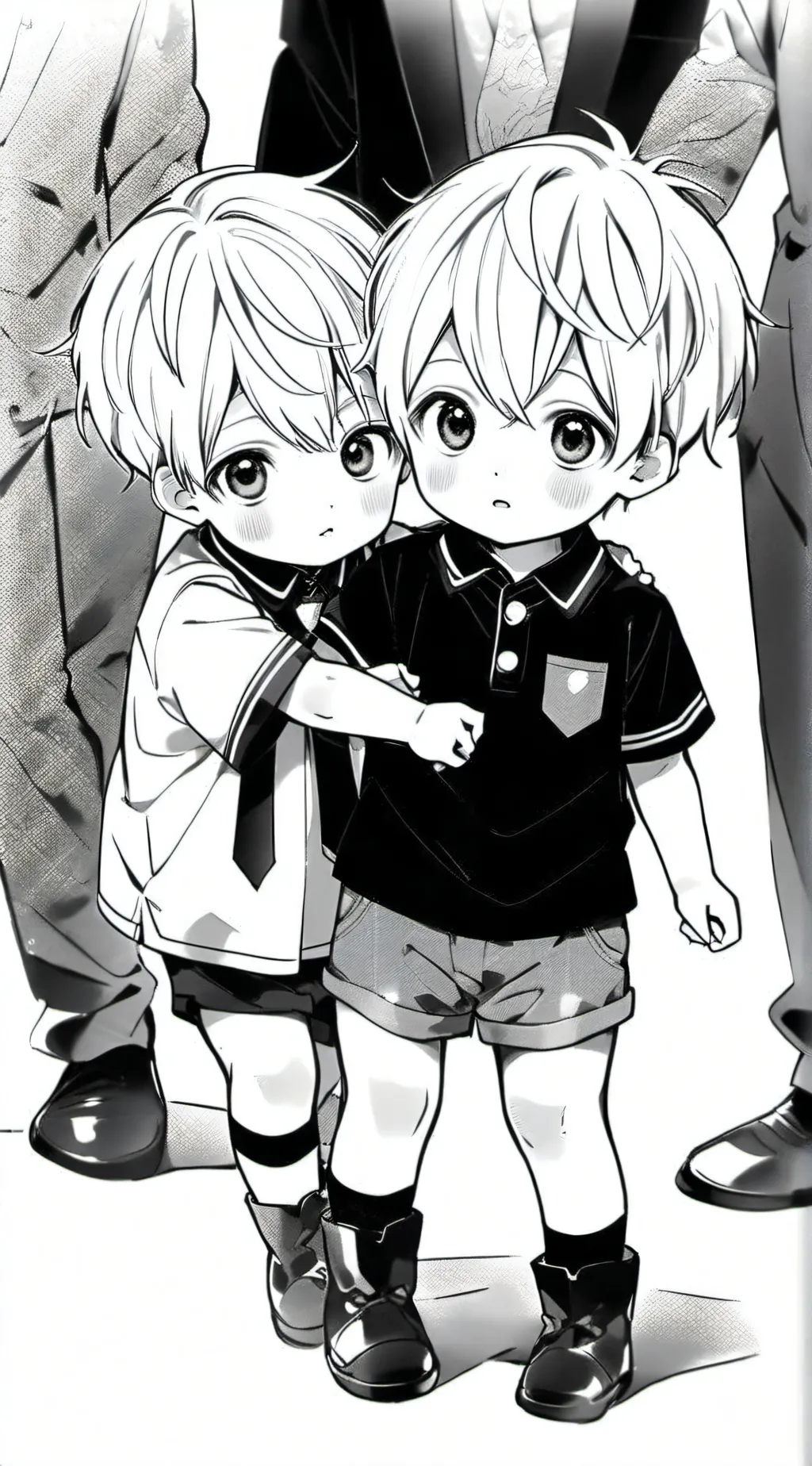 ai character: Niko and Luca  background