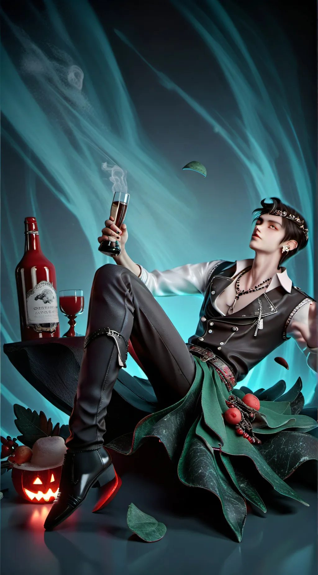 ai character: Drunk v background