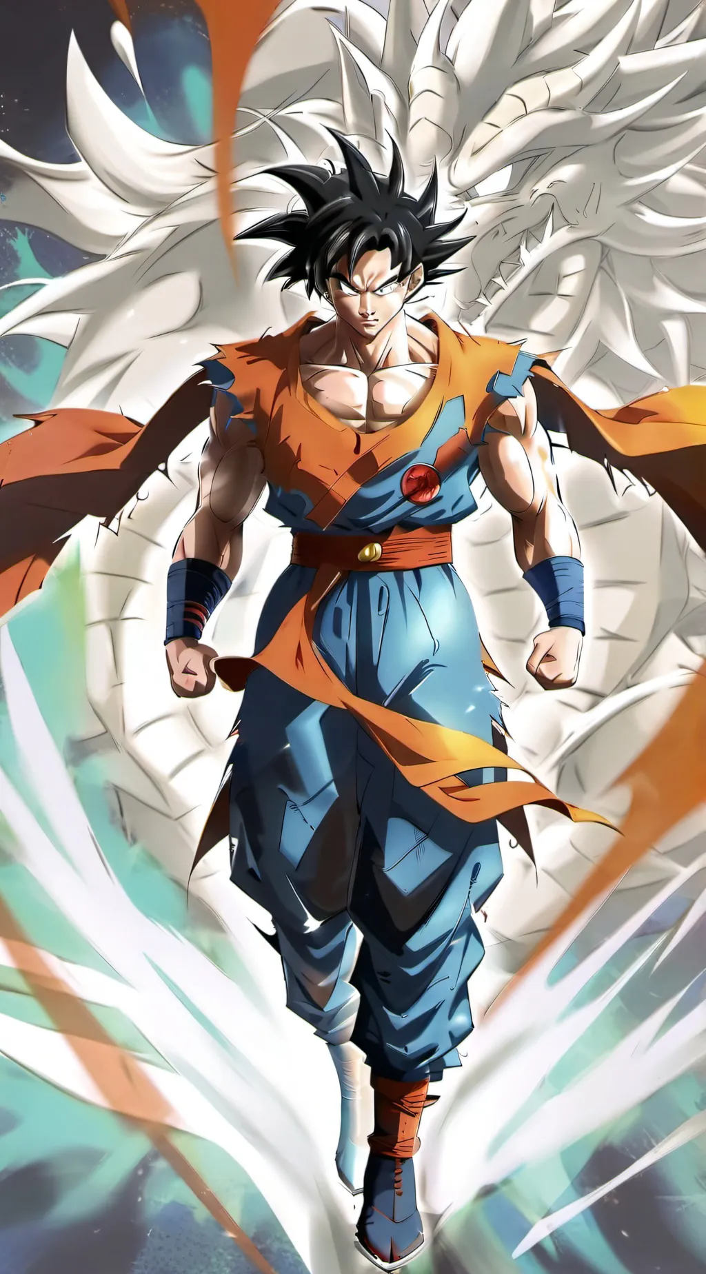 ai character: Goku  background