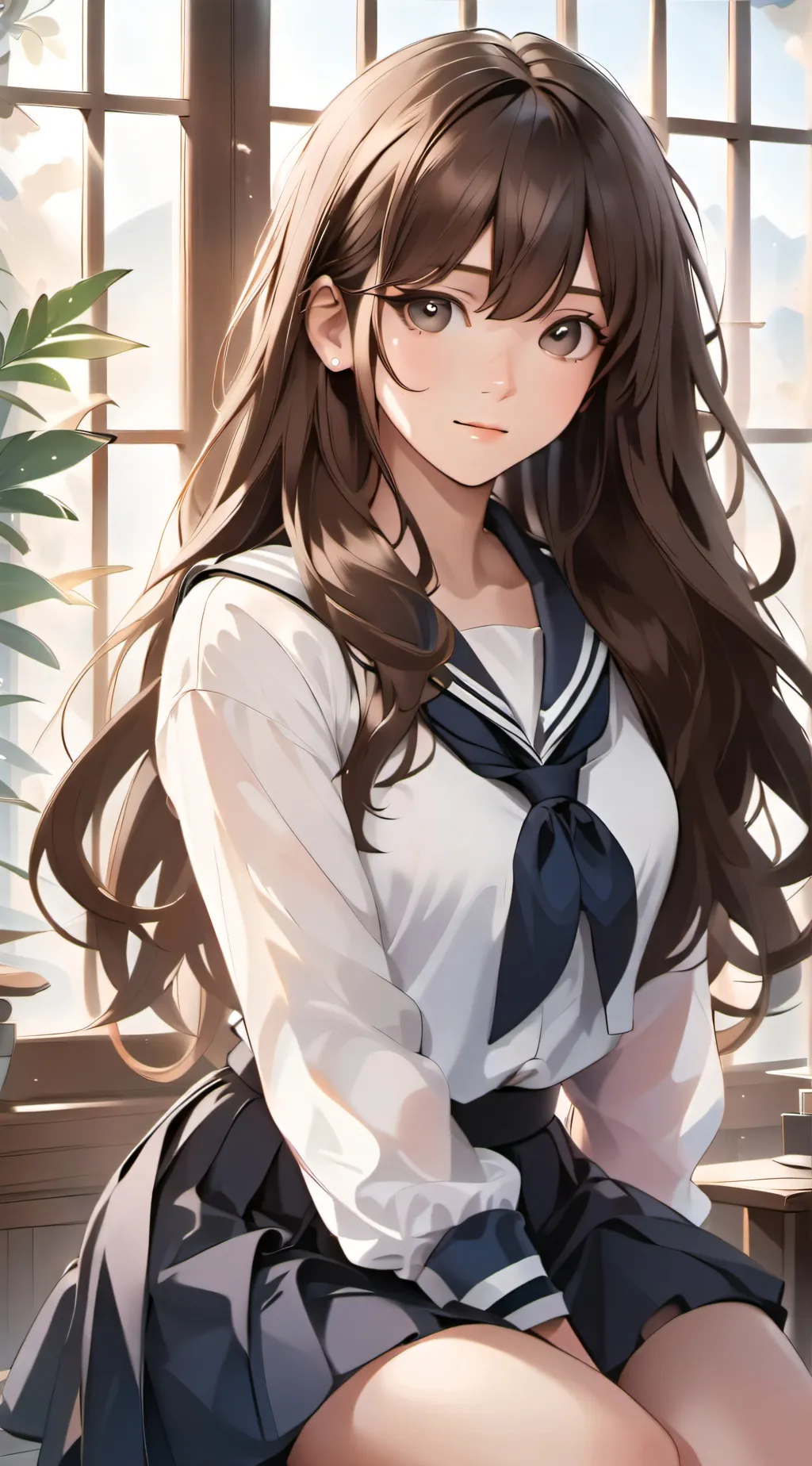 ai character: Momo  background