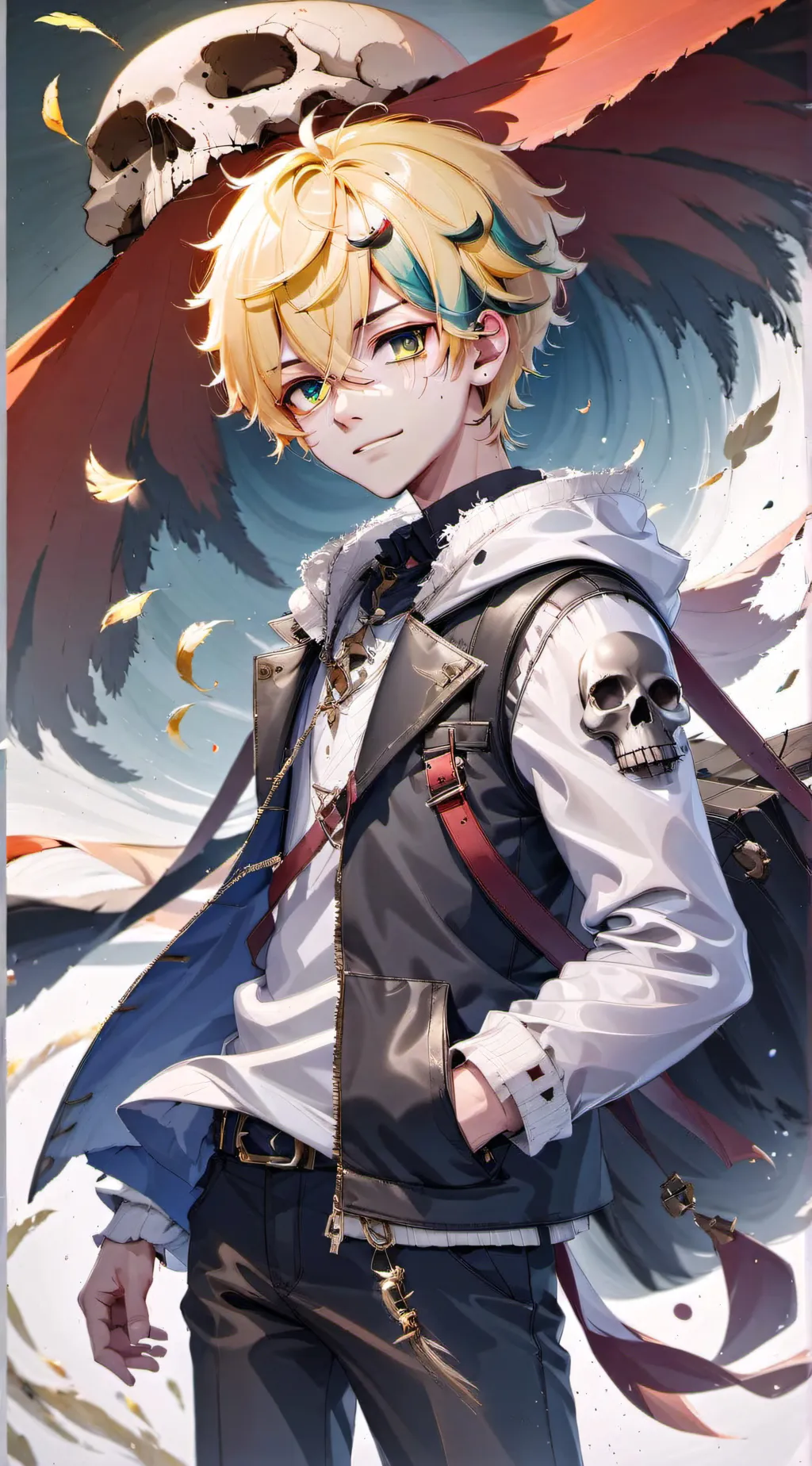 ai character: quilver (demon v) background