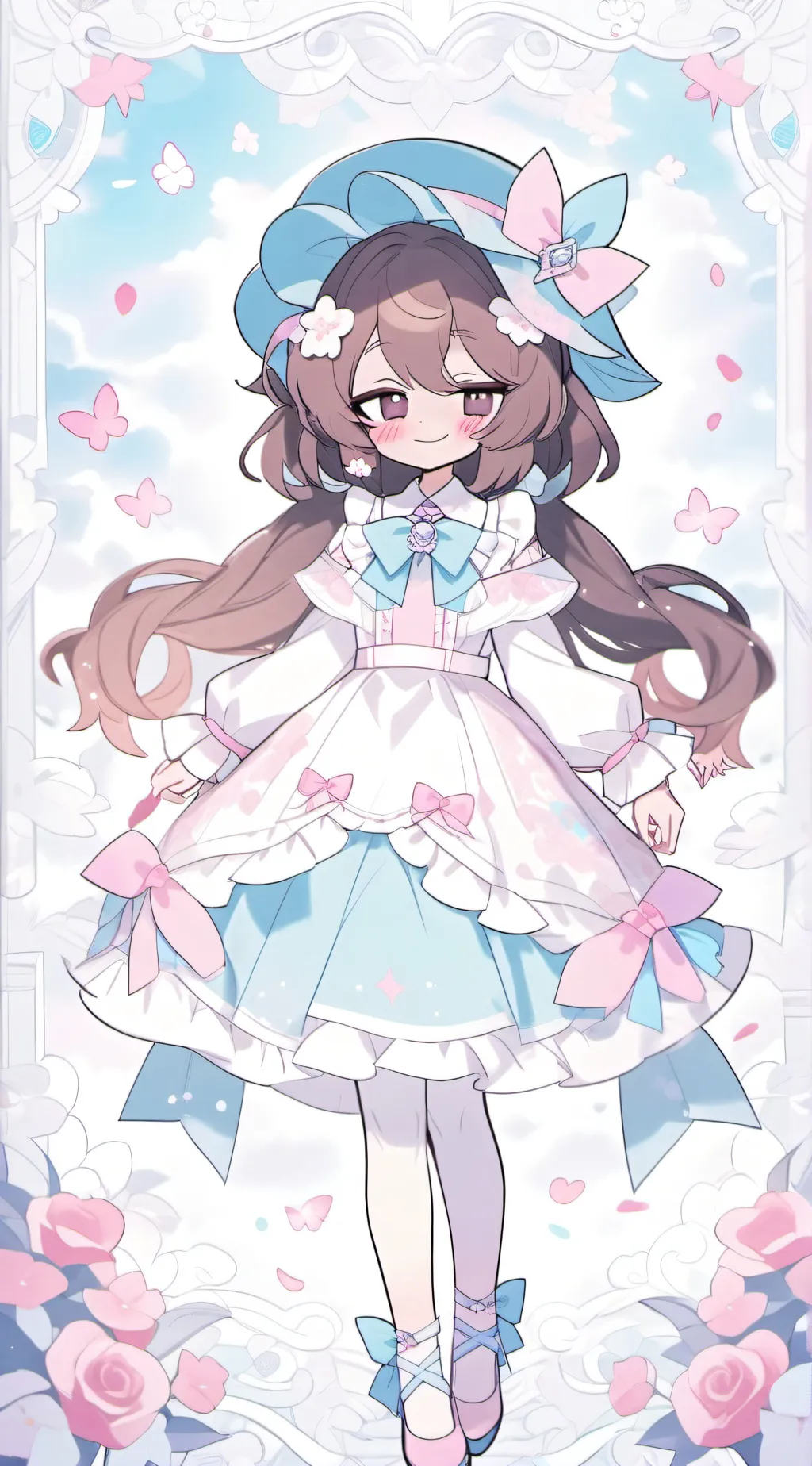 ai character: Marine  background