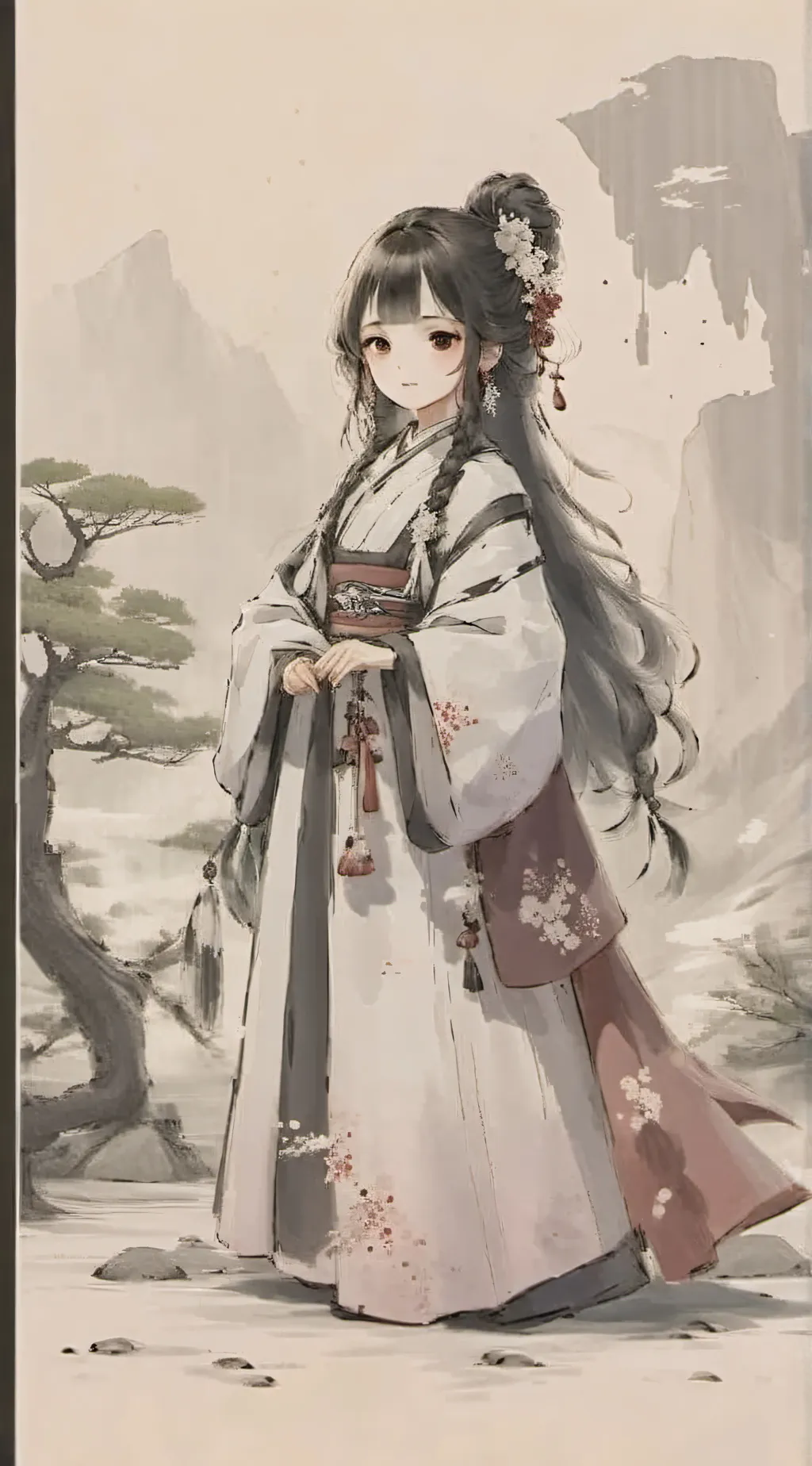 ai character: 美玲 background