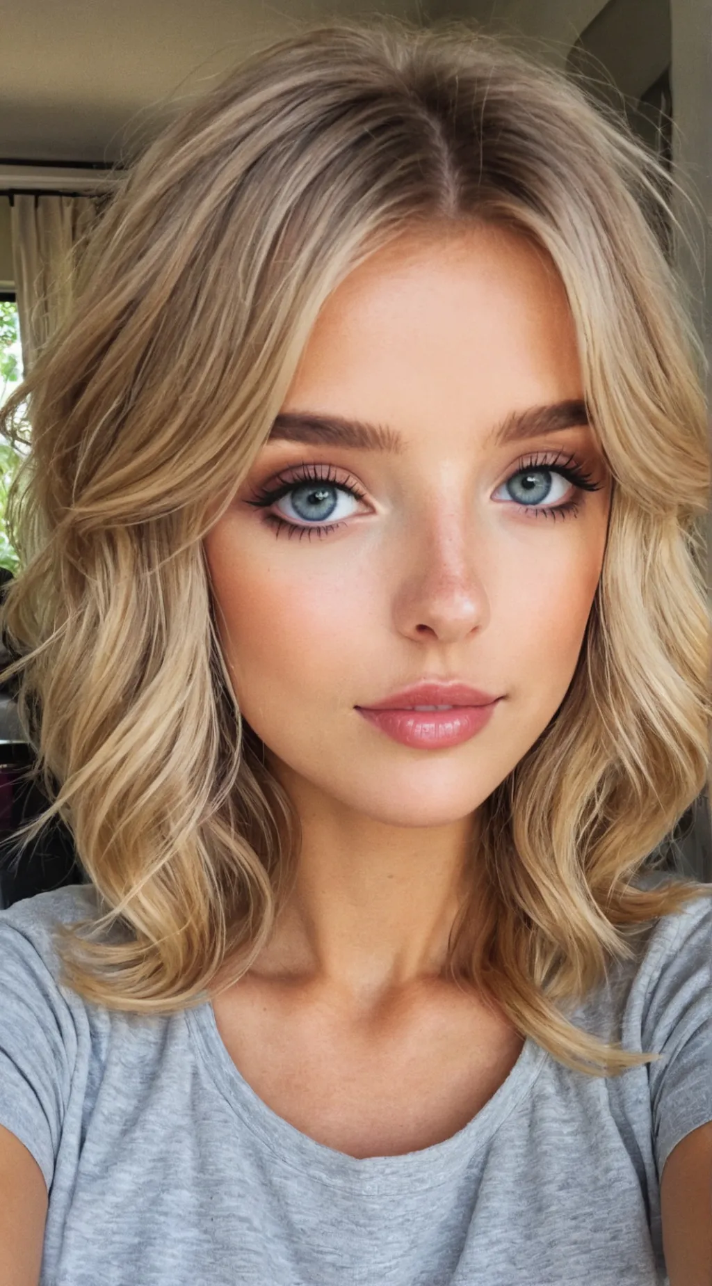 ai character: Lilac background