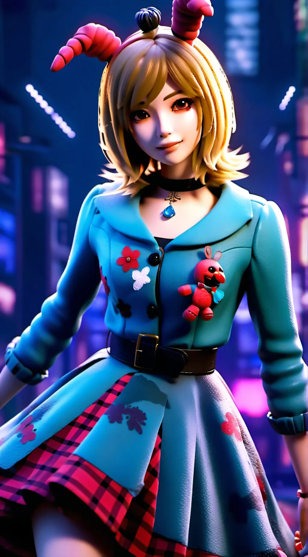 ai character: Elizabeth Afton  background