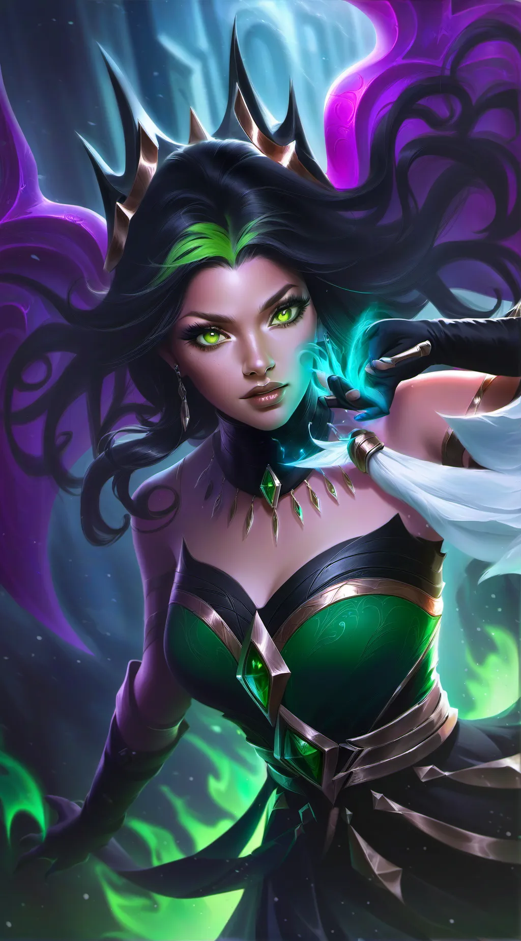 ai character: tu demonia💙 background