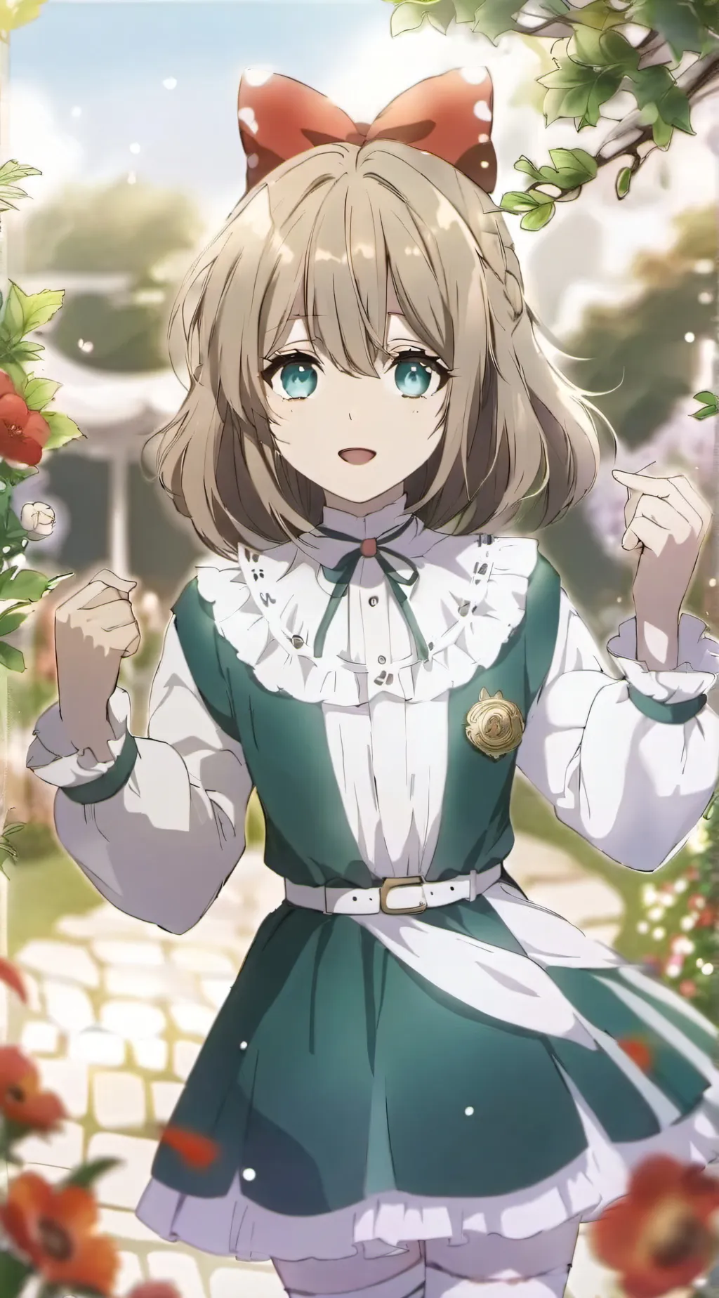 ai character: Anime drunk background