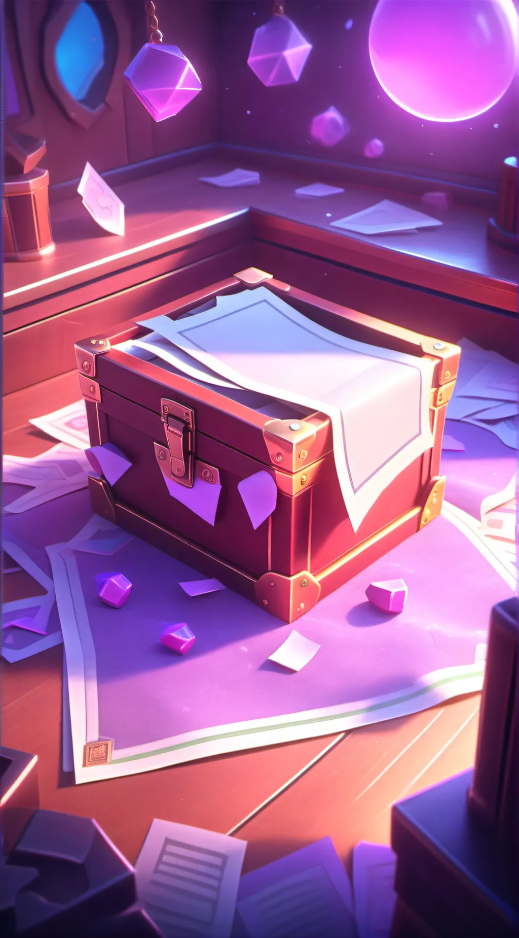 ai character: Suggestion box background