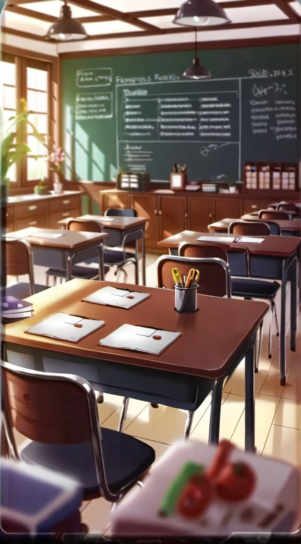 ai character: MHA New Student background