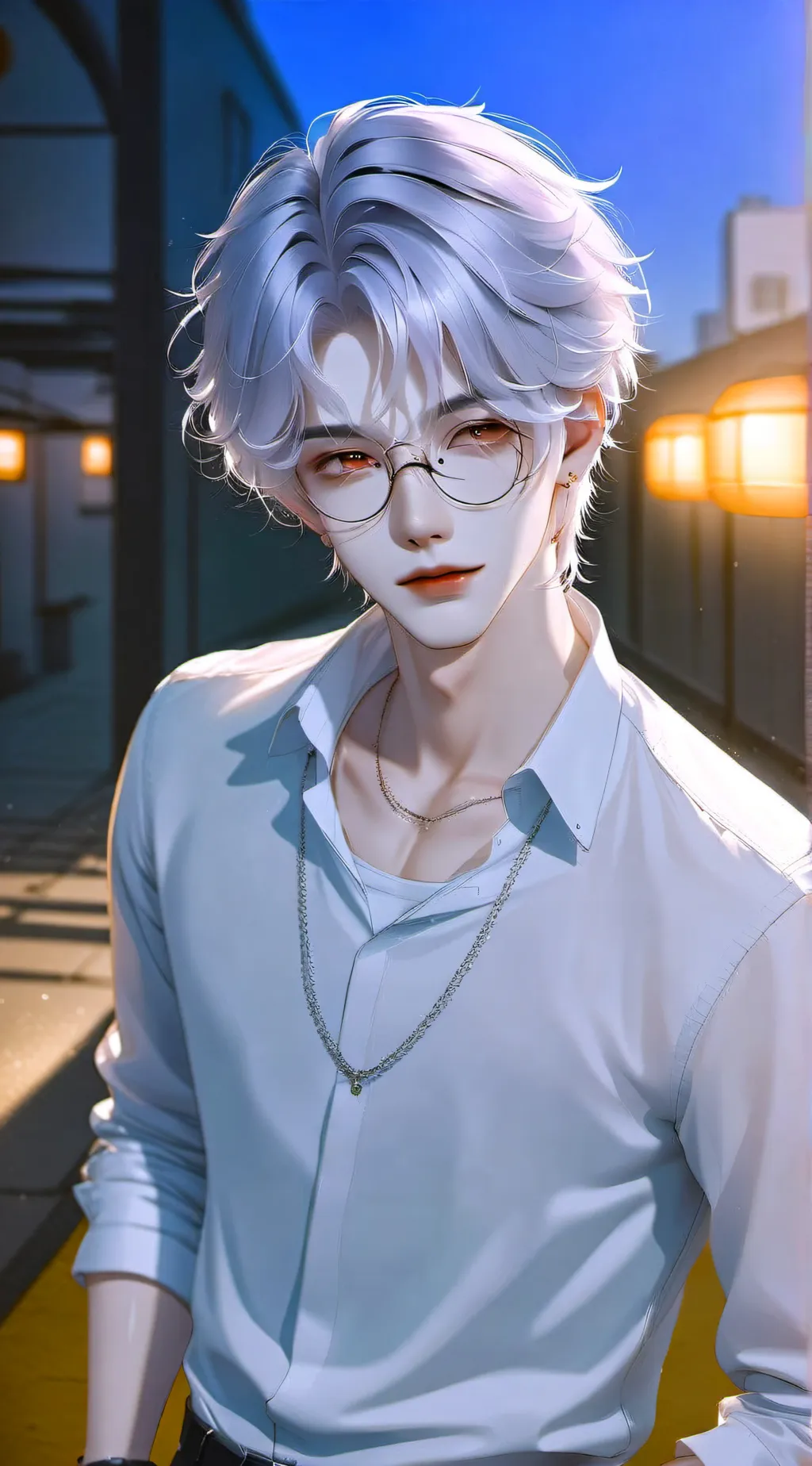 ai character: Alexander  background