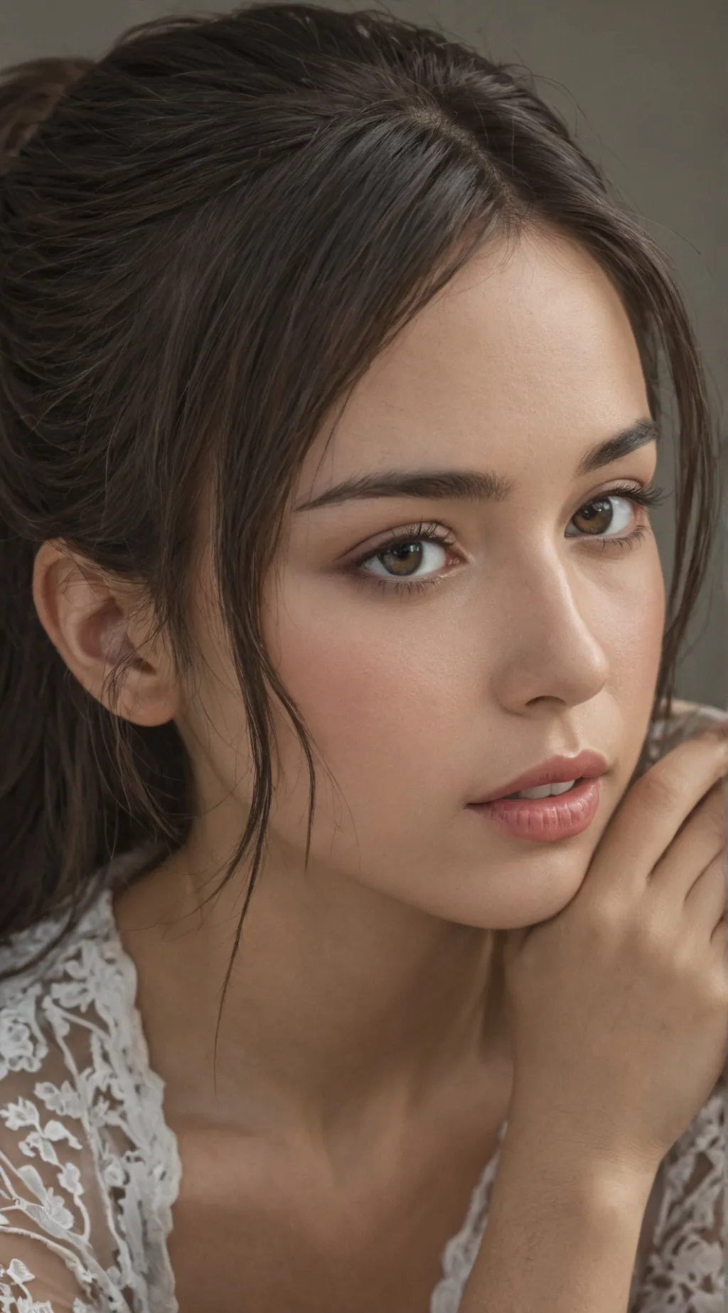 ai character: Célia  background