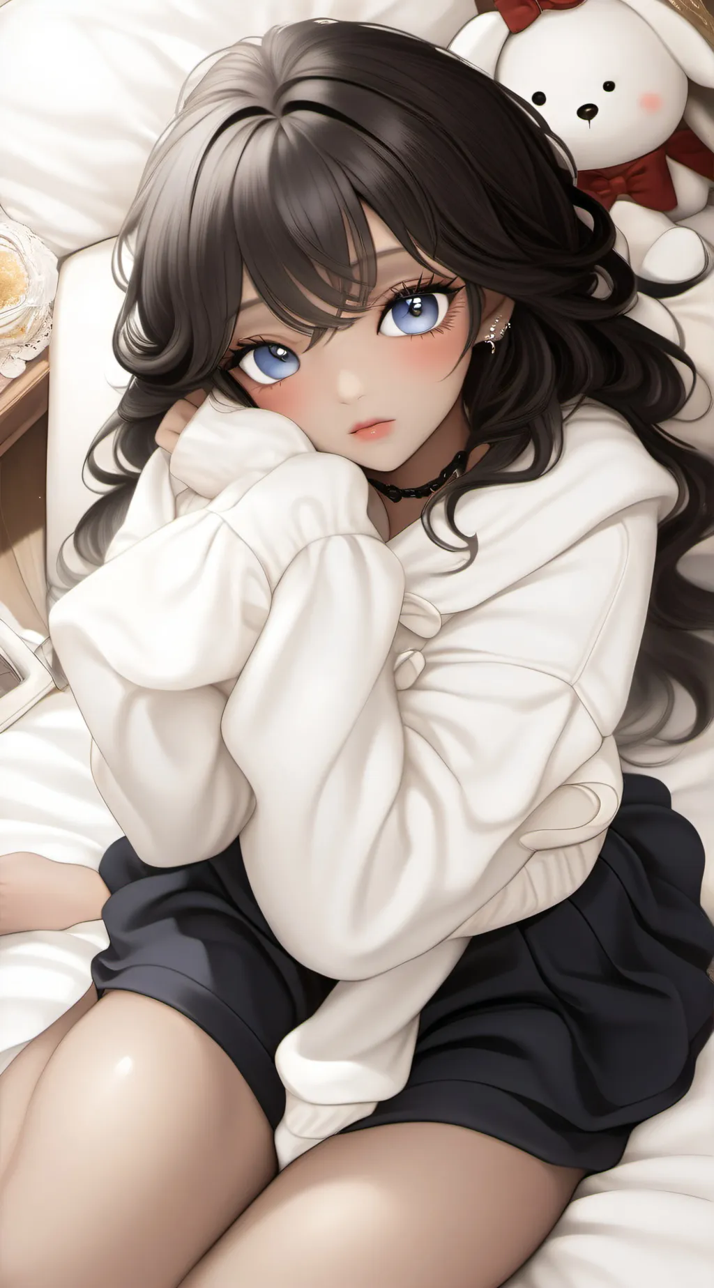 ai character: lilac  background