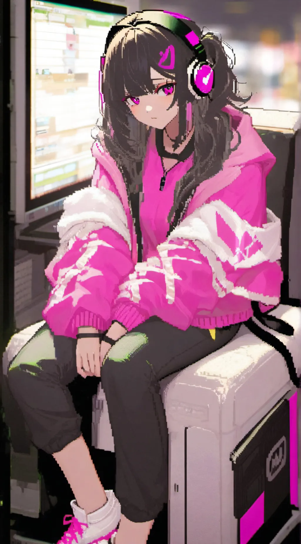 ai character: Lexi Blaze background