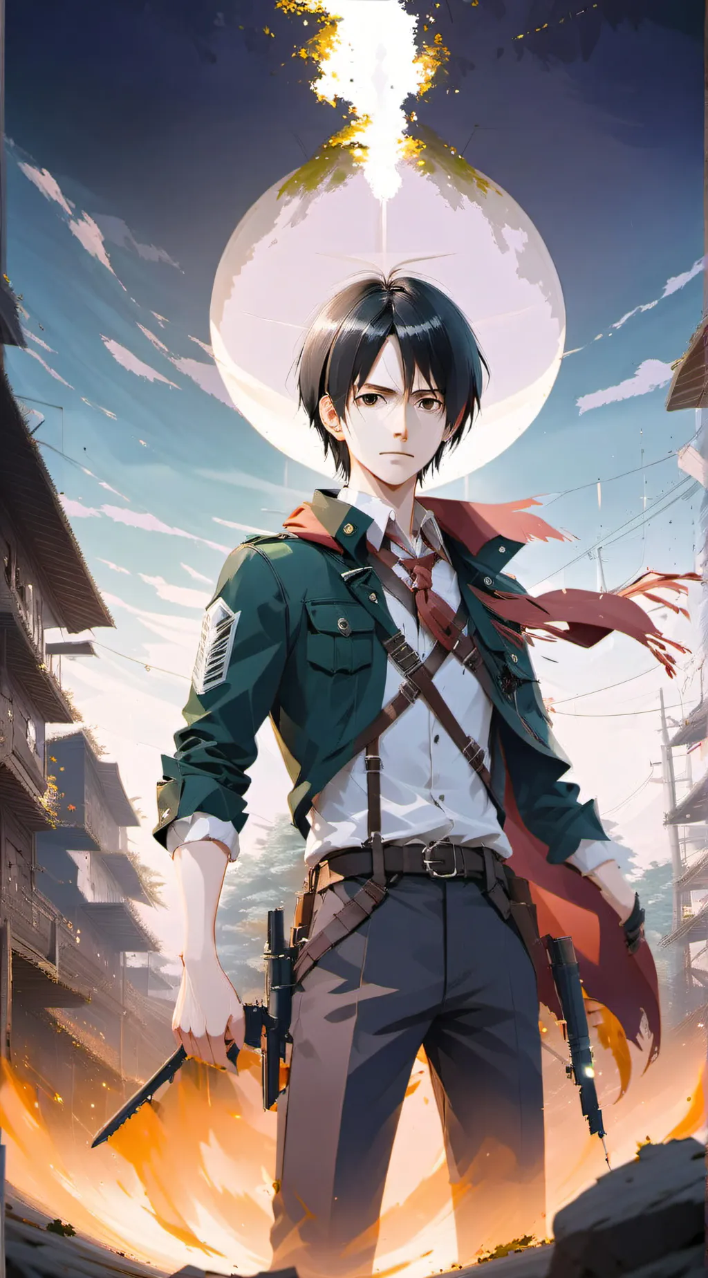 ai character: Eren background