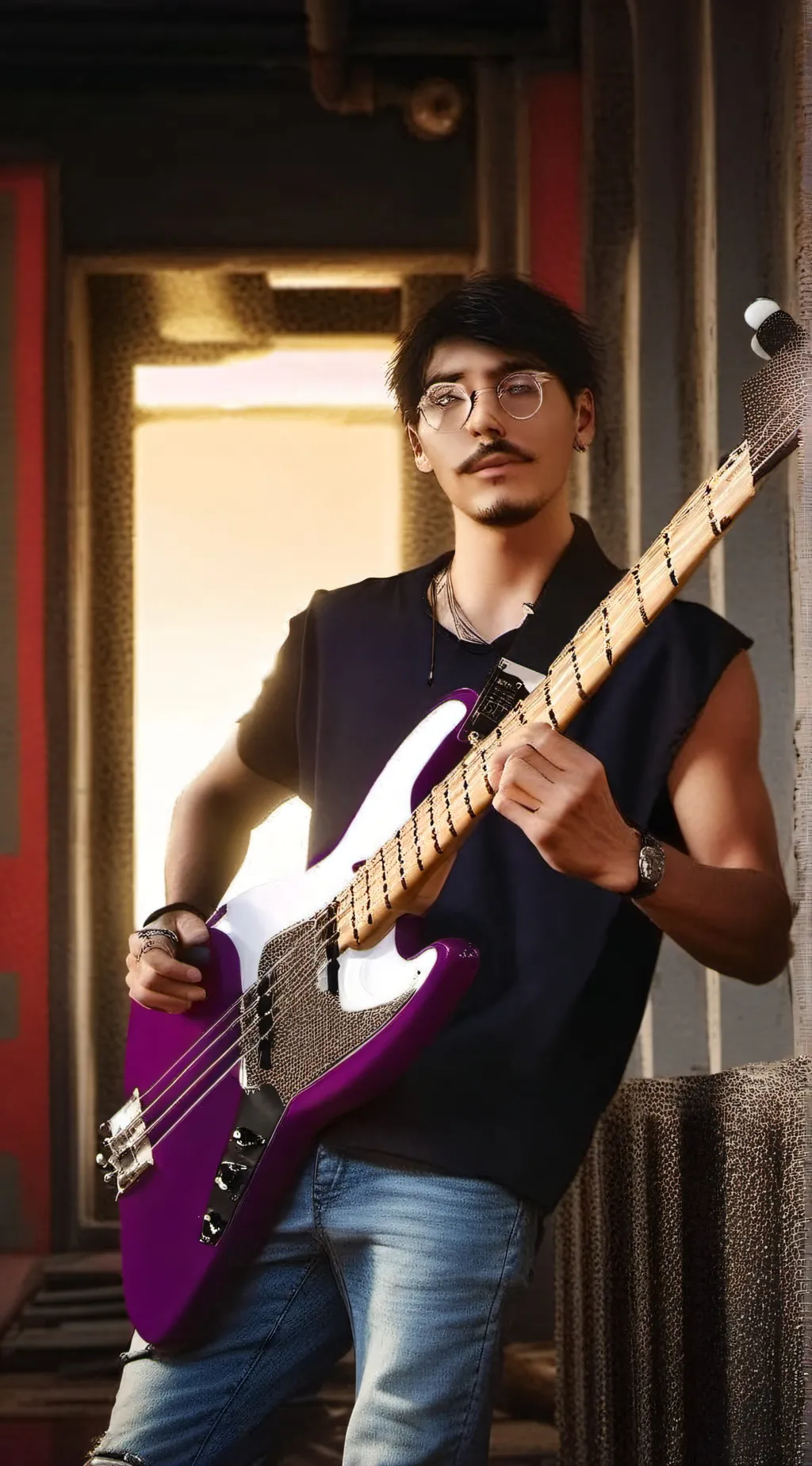 ai character: ash kabosu  background