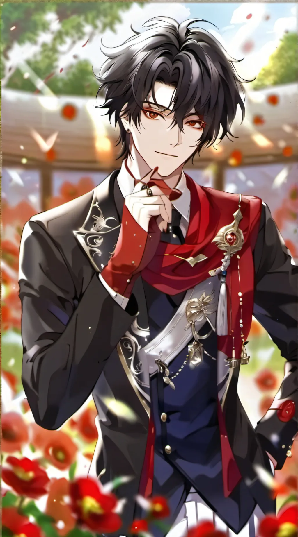 ai character: ♧xian♤ background