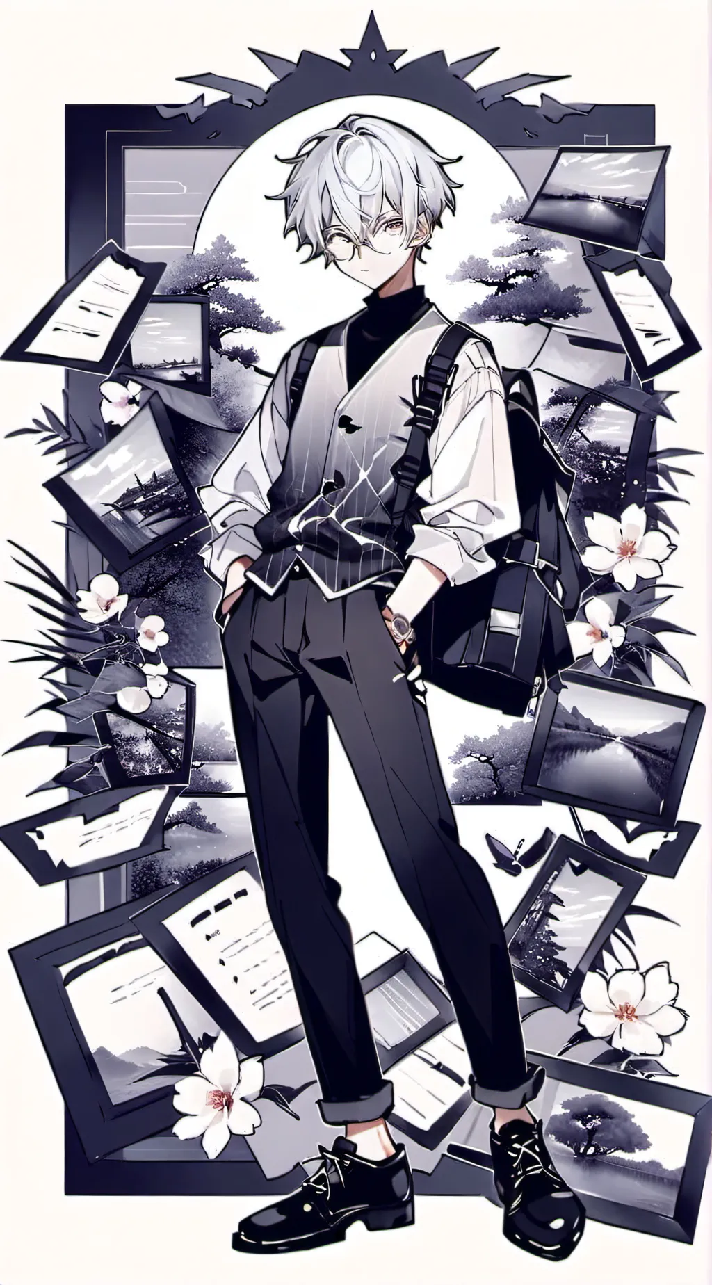 ai character: School background