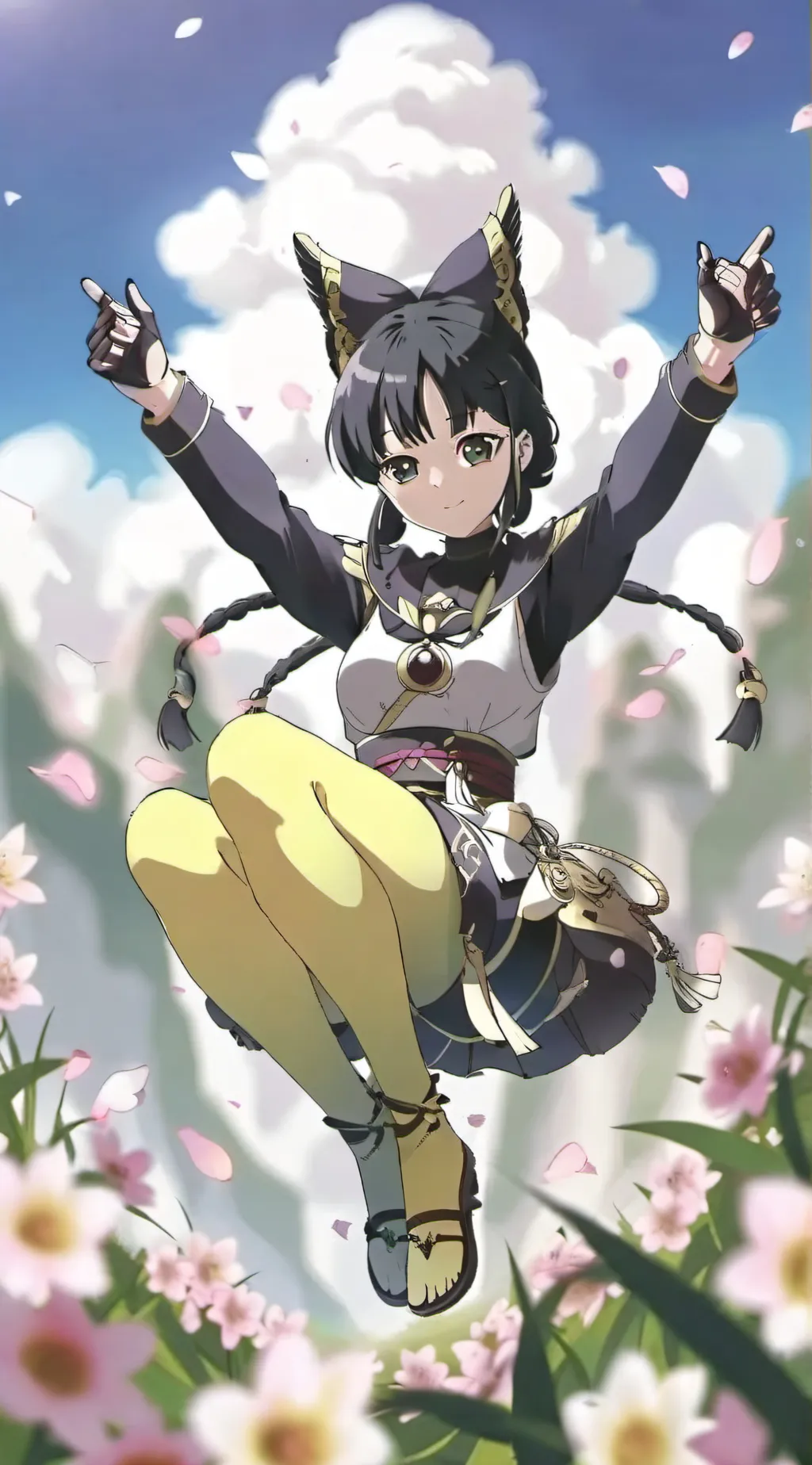 ai character: Kanao  background