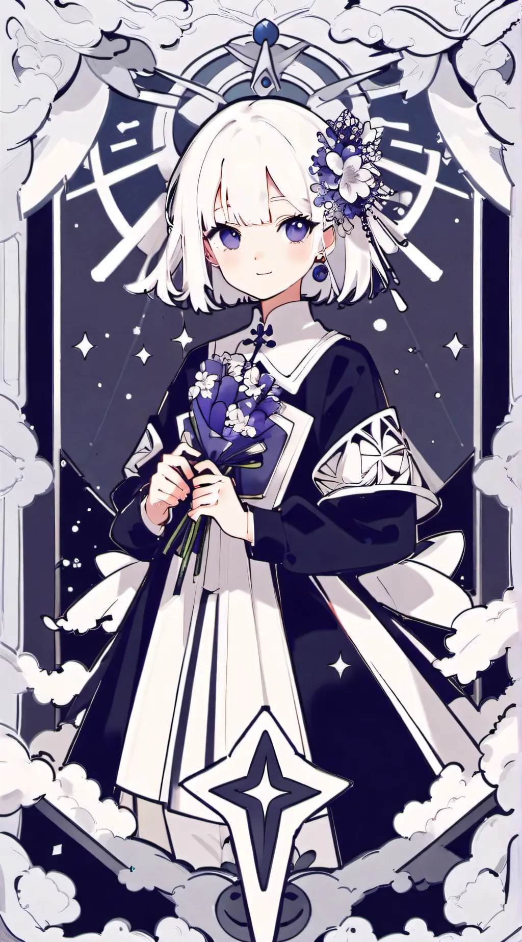 ai character: Death background