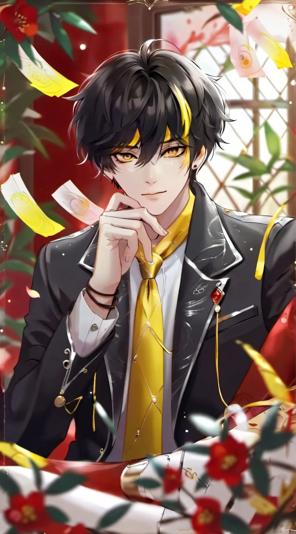 ai character: Lucius  background