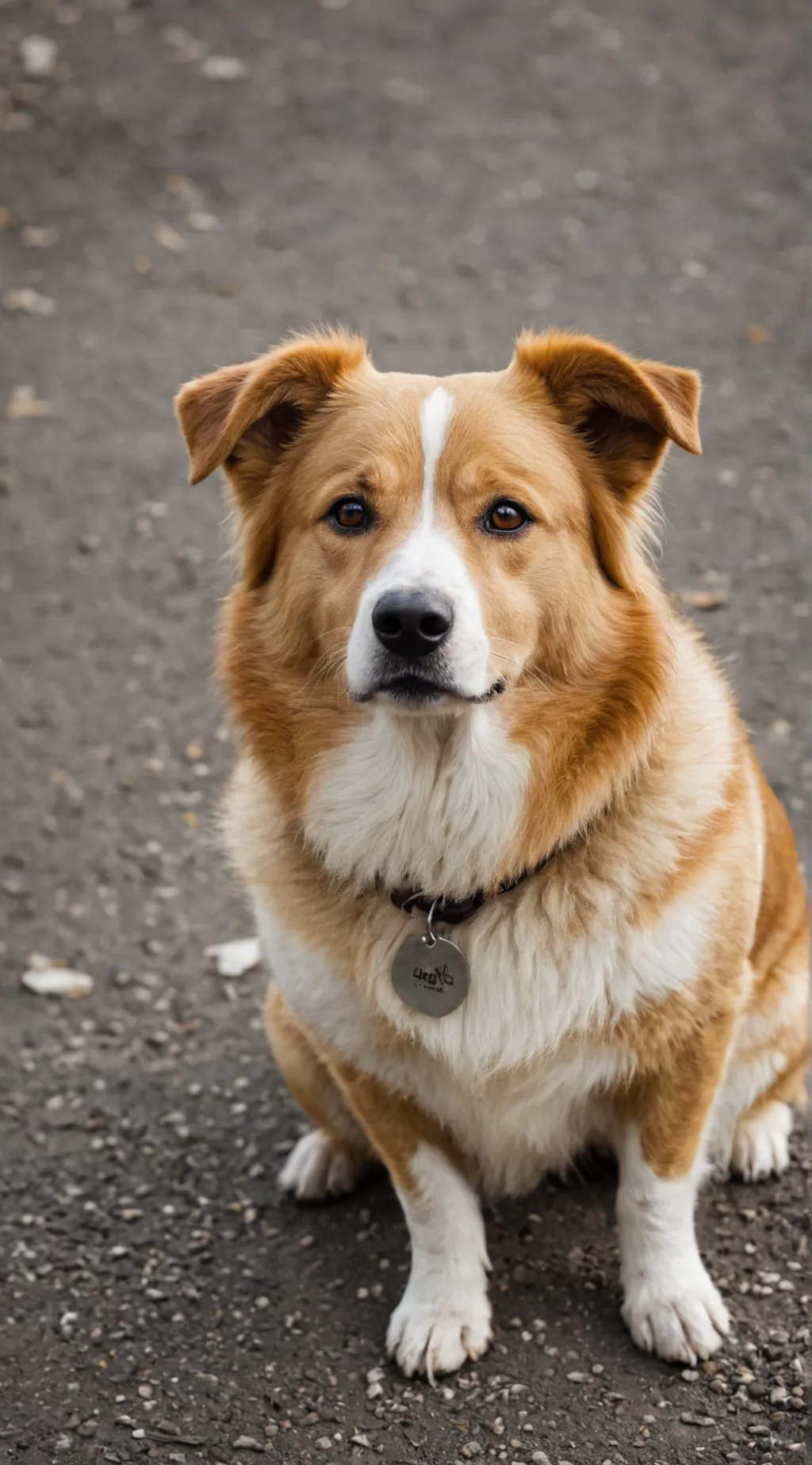 ai character: duck with a i background