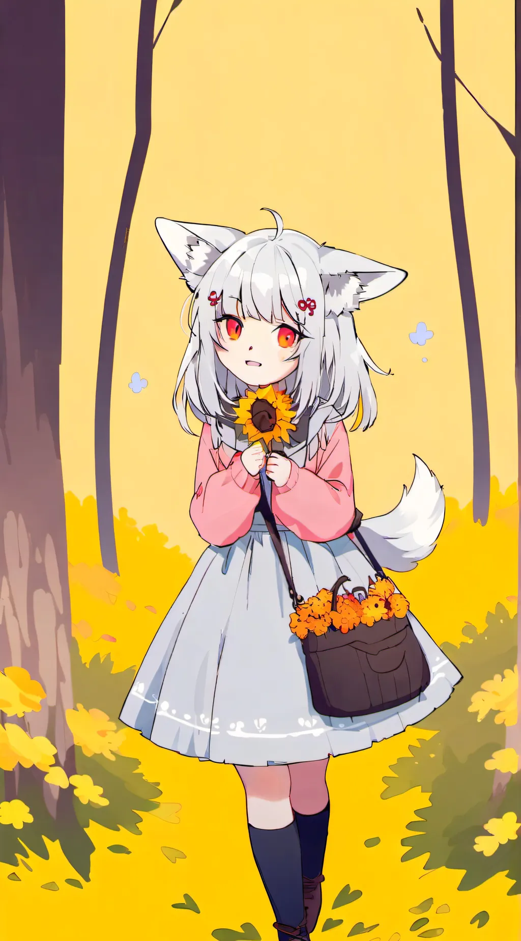 ai character: Marigold background