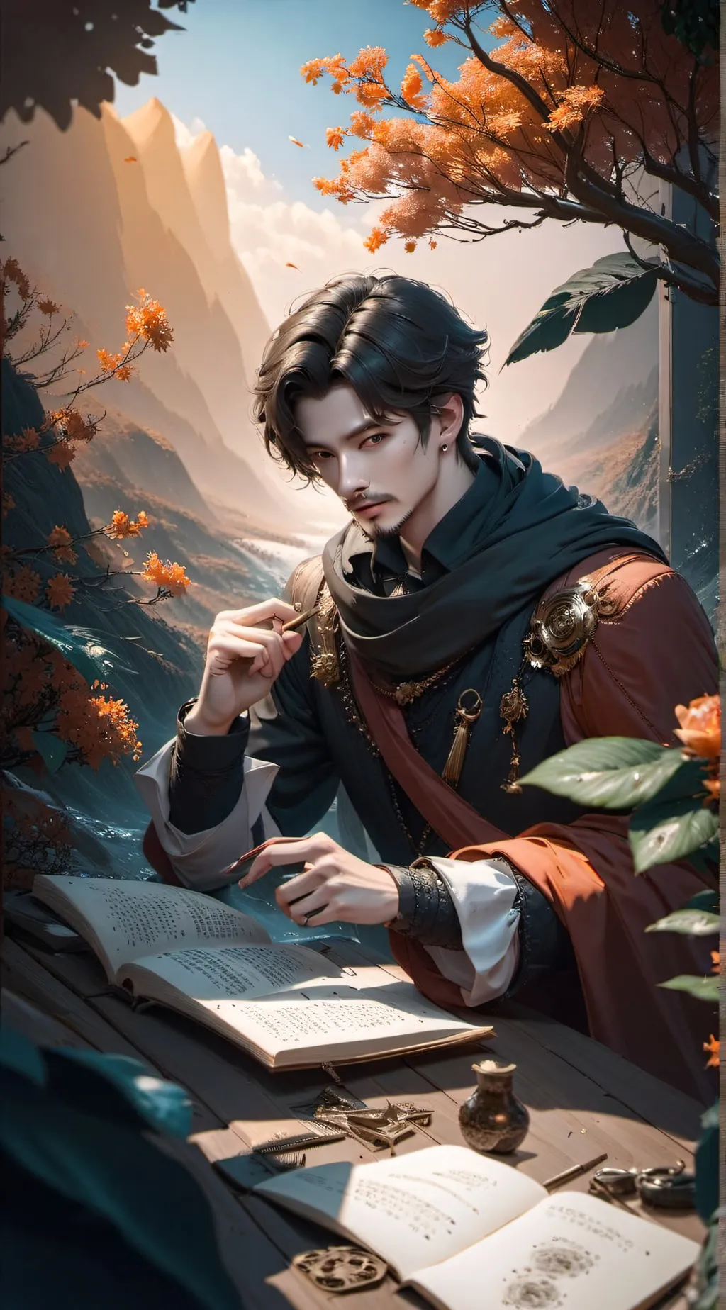 ai character: teacher background