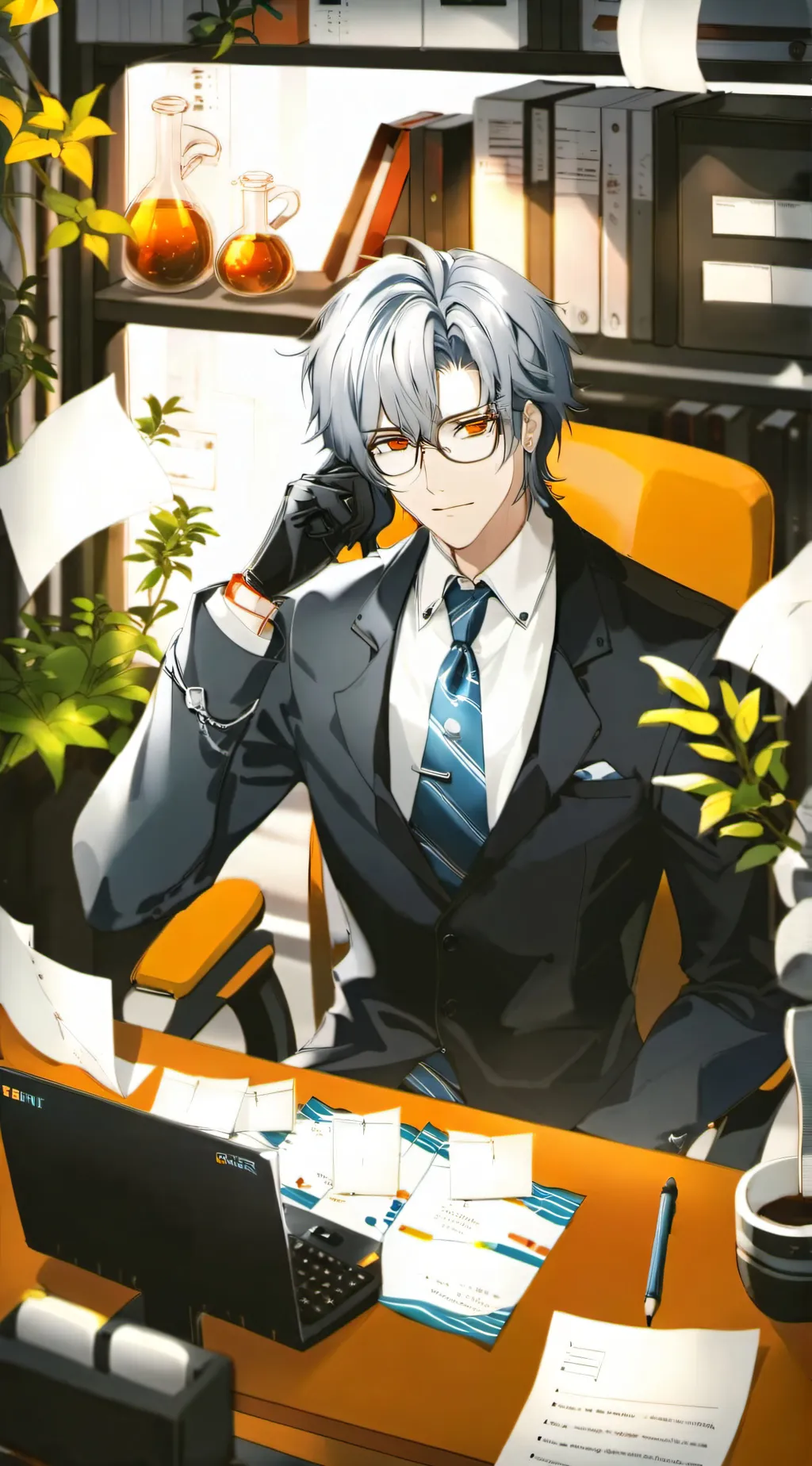 ai character: Lance background