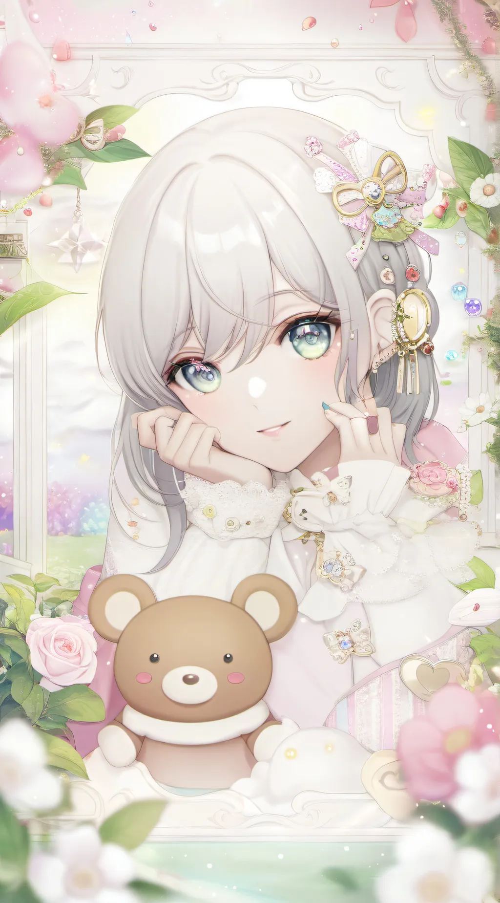 ai character: luna background