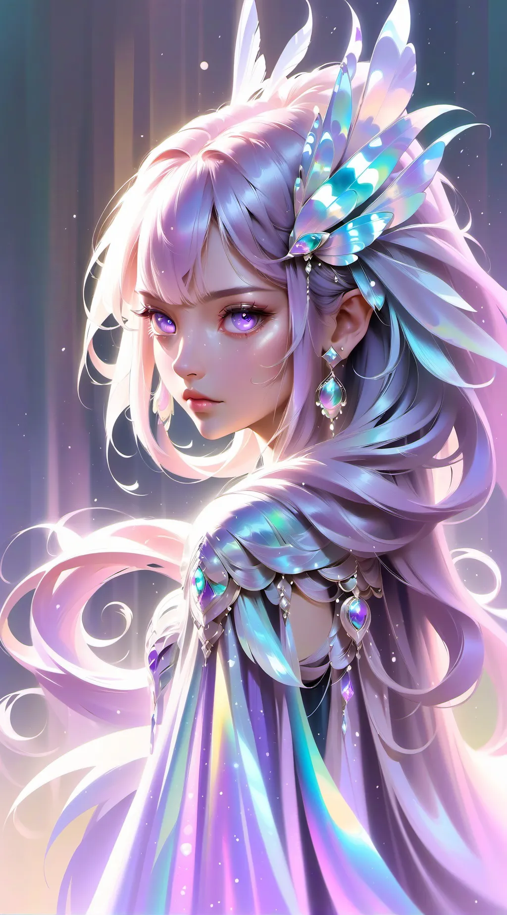 ai character: Luna background