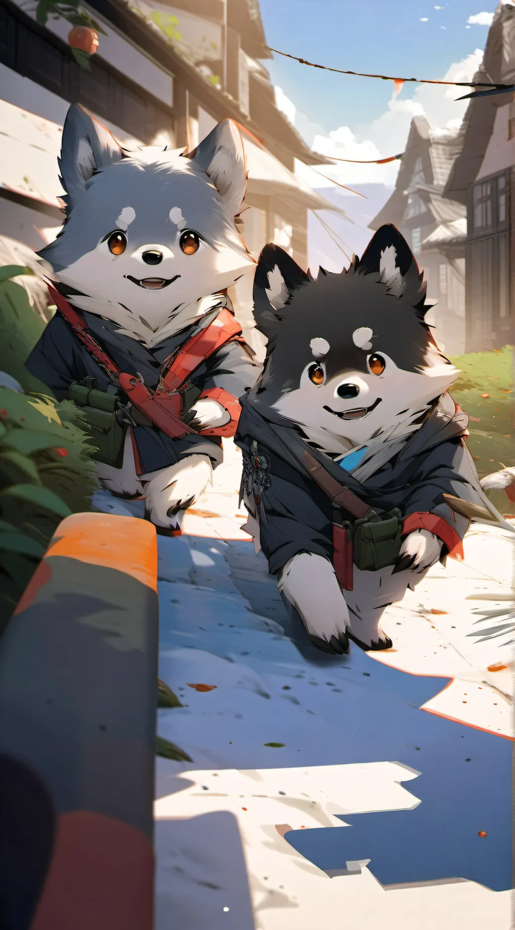 ai character: Furry 😱 background