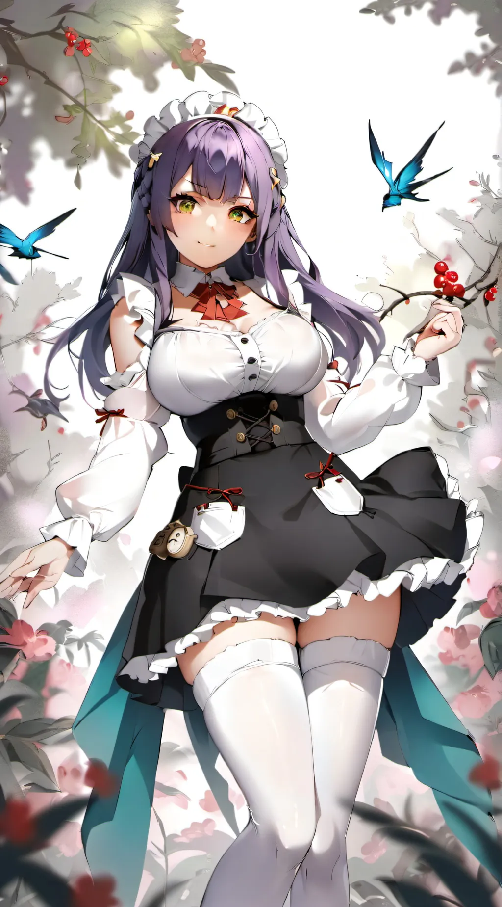 ai character: maid background